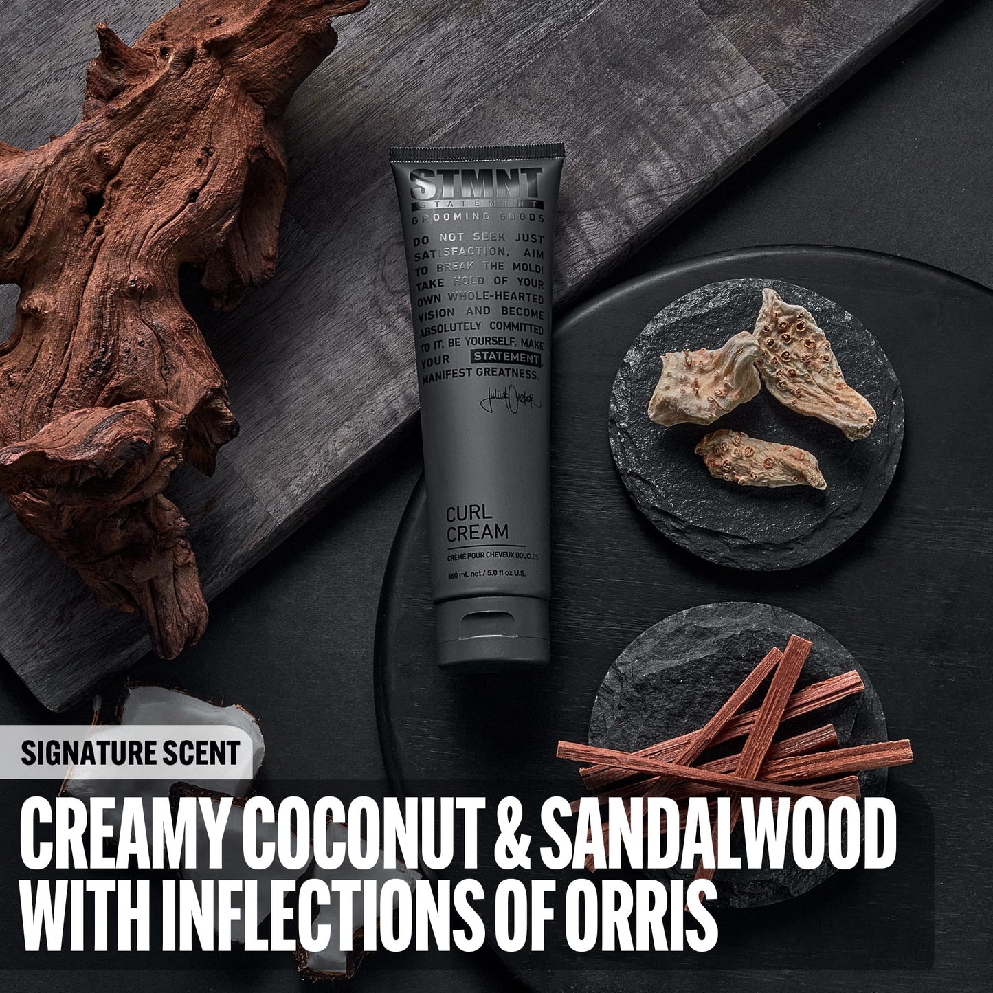 STMNT Grooming Goods Curl Cream | Enhances Curls | Texture Without Crispiness Beauty and Personal Care STMNT