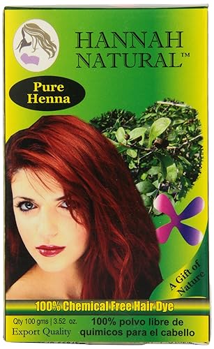 Hannah Natural 100% Pure Henna Powder, 100 Gram Beauty & Personal Care Hannah Natural