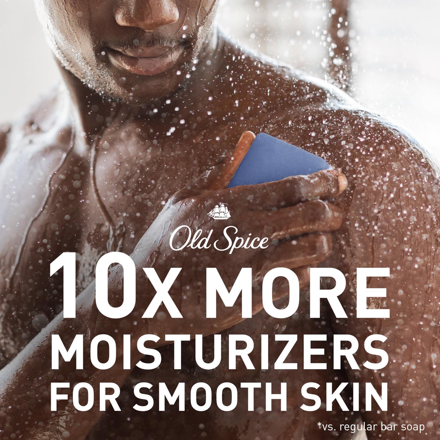 Old Spice Men's Bar Soap, Seas The Day Eucalyptus and Coconut Cream Scent, 10x More Moisturizers for Smooth Skin with Mild Exfoliators & Plant Based Beauty & Personal Care Old Spice