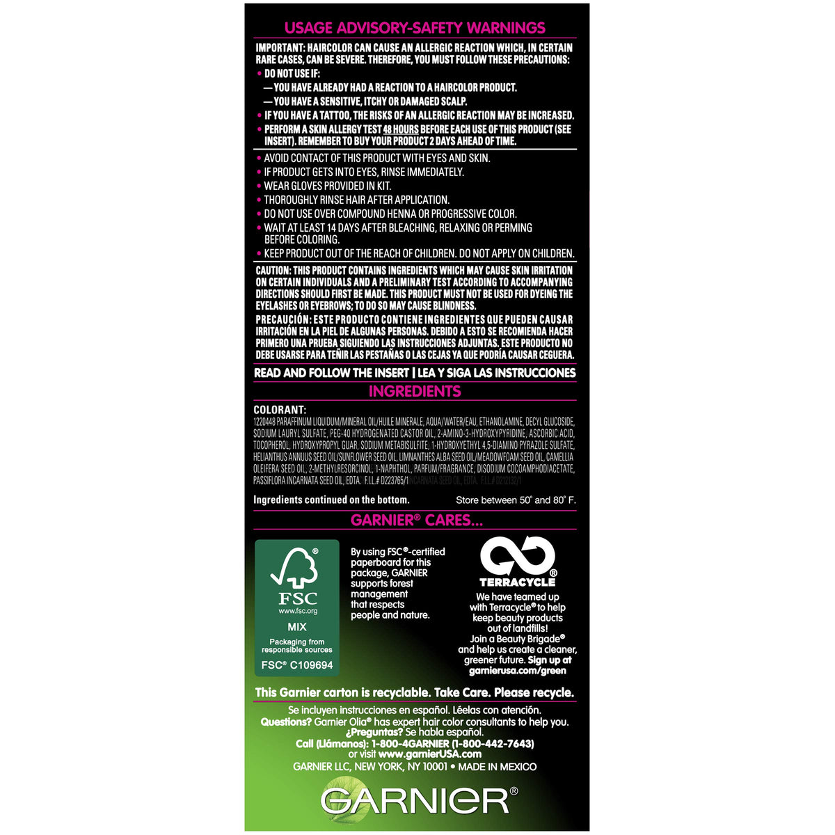 Garnier Olia Bold Ammonia Free Permanent Hair Color (Packaging May Vary), 7.20 Dark Rose Quartz, Rose Hair Dye, 1 Kit, Pack of 1