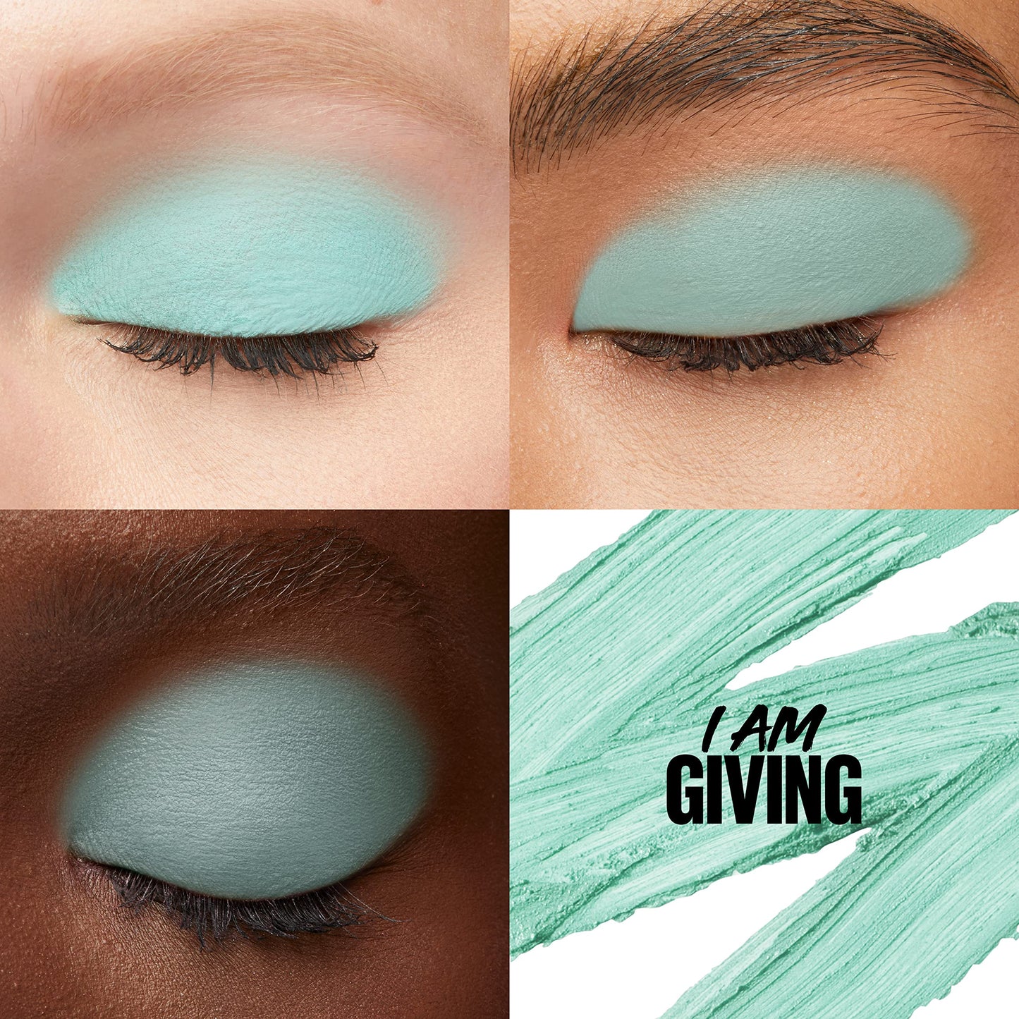 MAYBELLINE Color Tattoo Longwear Multi-Use Eye Shadow Stix, Eye Makeup, I am Giving (Light Teal Matte) Beauty & Personal Care MAYBELLINE