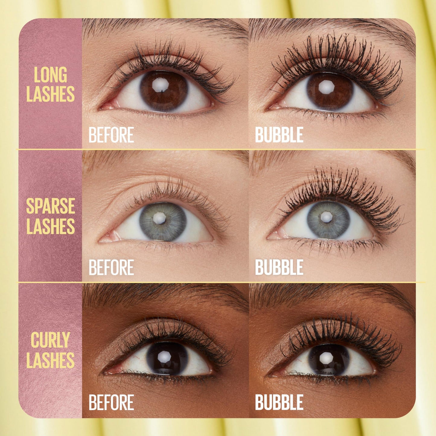 Maybelline The Colossal Bubble Washable Mascara, Buildable Mascara Volume and Length Formula for Bold, Separated Lashes, Blackest Black, 1 Count Beauty & Personal Care MAYBELLINE