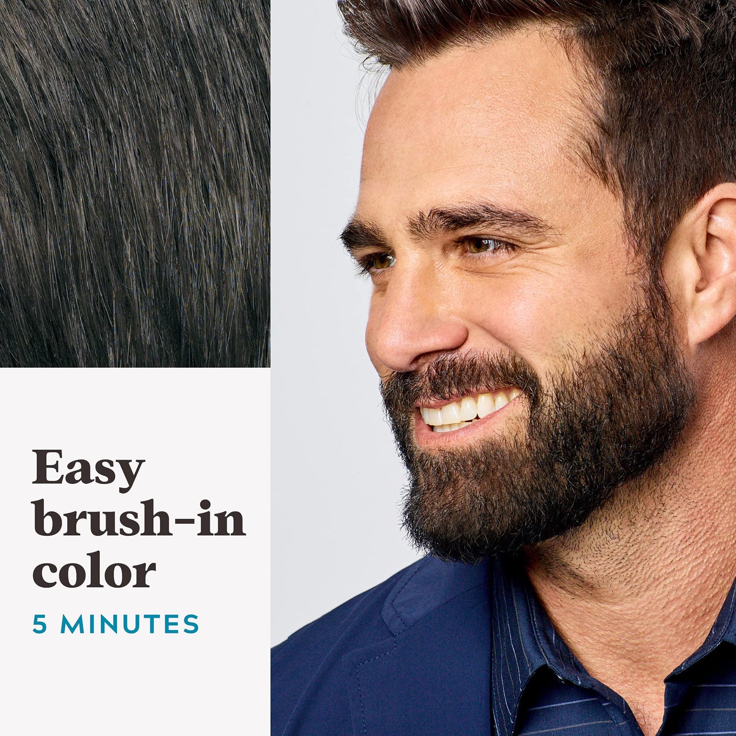Just For Men Moustache And Beard Facial Hair Gel Colour M45 (Dark Brown Black) Beauty & Personal Care Just for Men