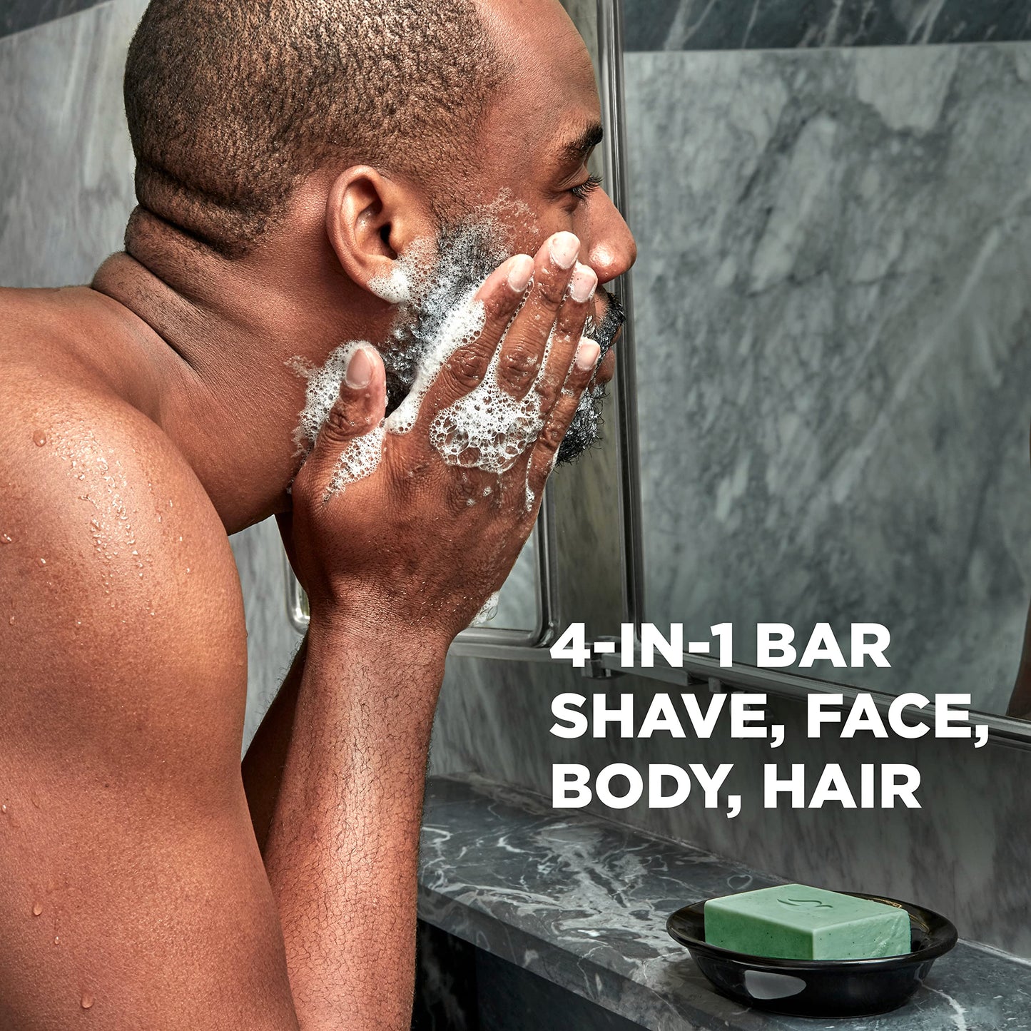 DOVE MEN + CARE Plant-Powered Natural Essential Oil Bar Soap Reinvigorating Lime + Avocado Oil to Clean and Hydrate Mens Skin 4-in-1 Bar Soap Beauty & Personal Care DOVE MEN + CARE