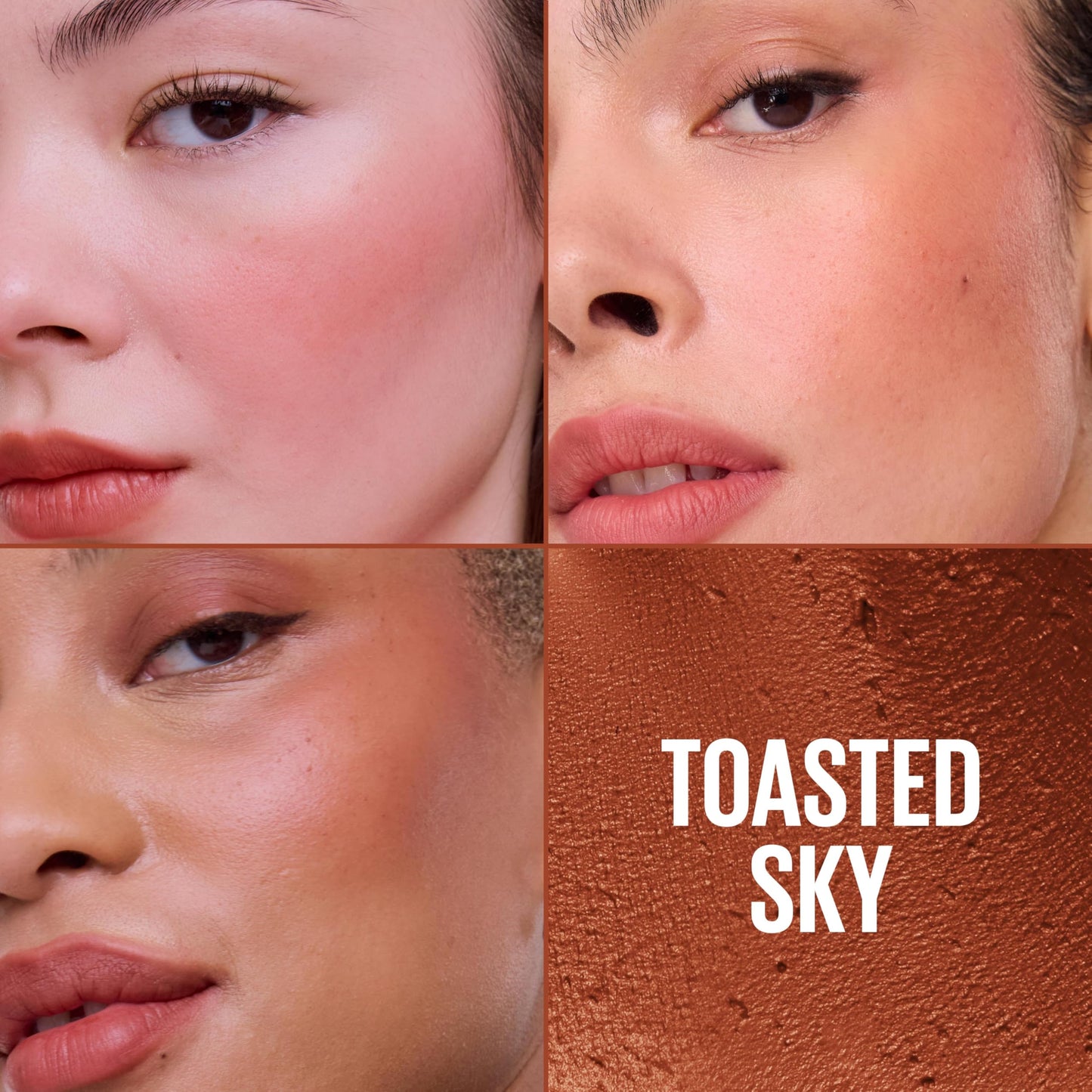 Maybelline Cloudtopia Blush for Cheeks and Lip Mousse, Ultra-Vivid, Pigmented Formula for Up to 14HR of Blush and Lip Makeup Color, Toasted Sky, 1 Beauty and Personal Care MAYBELLINE