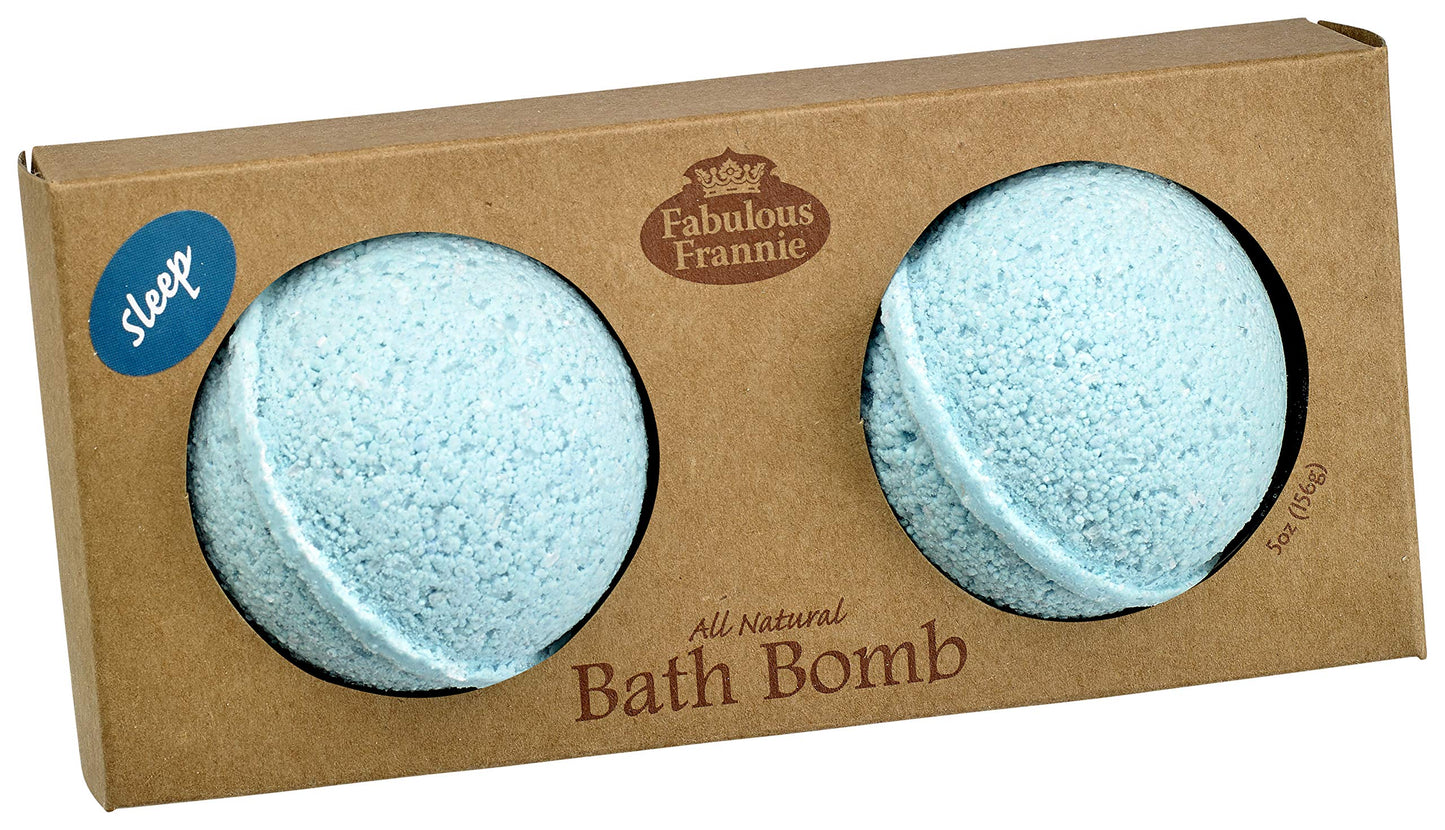 Fabulous Frannie Sleep Natural, Handmade Bath Bomb Set, Rich in Essential Oil, Mineral Salt, Coconut Oil, Witch Hazel, Fizzies to Moisturize Skin… Beauty & Personal Care Fabulous Frannie