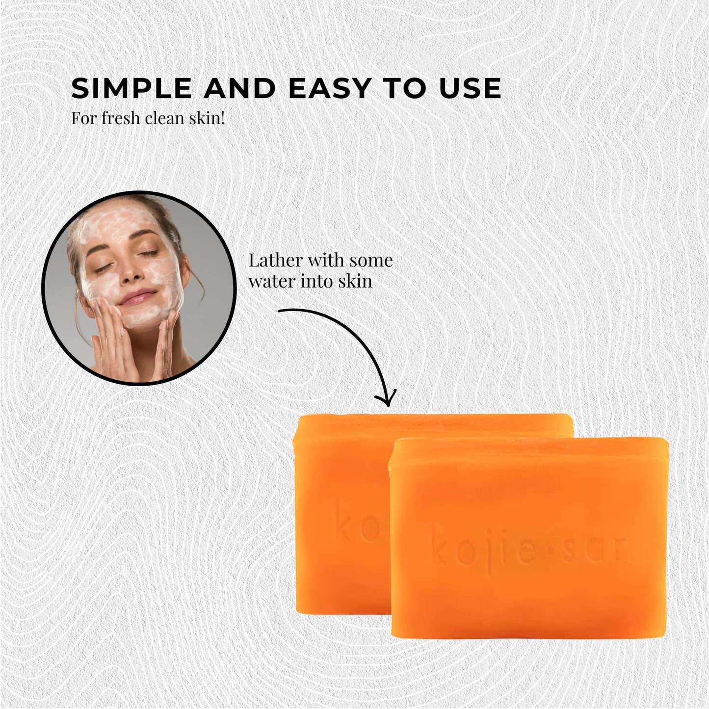 Kojie San Original Kojic Acid Soap for Face and Body - Dark Spot Remover, Gentle Cleansing Bar with Coconut Oil, Tea Tree Oil, and Glycerin - Helps Beauty and Personal Care Kojie San