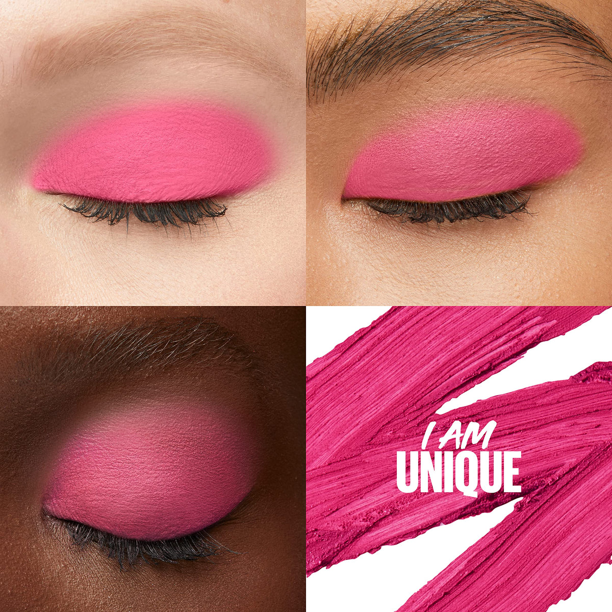 MAYBELLINE Color Tattoo Longwear Multi-Use Eye Shadow Stix, Eye Makeup, I am Unique (Vivid Pink Matte), 1 Count Beauty & Personal Care MAYBELLINE