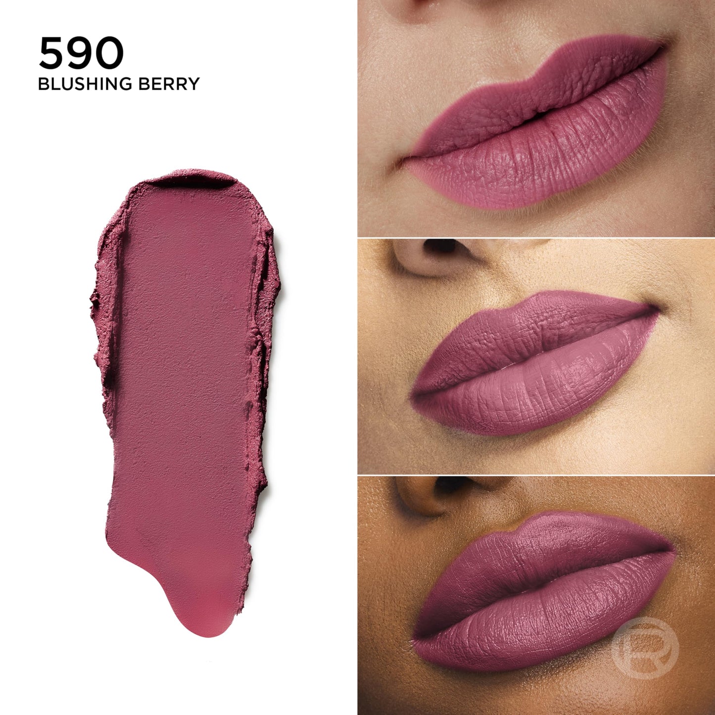 L'Oreal Paris Colour Riche Blurred Matte Lipstick for Moisturized Lips, Lip Makeup with Argan Oil and Vitamin E, Blushing Berry Beauty & Personal Care L'Oreal Paris