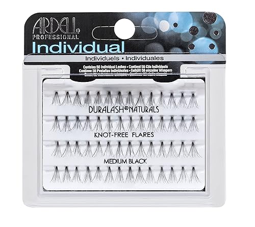Ardell Duralash Naturals Flares Knot-free Medium Black, 56 Count (Pack of 6) Beauty & Personal Care Ardell