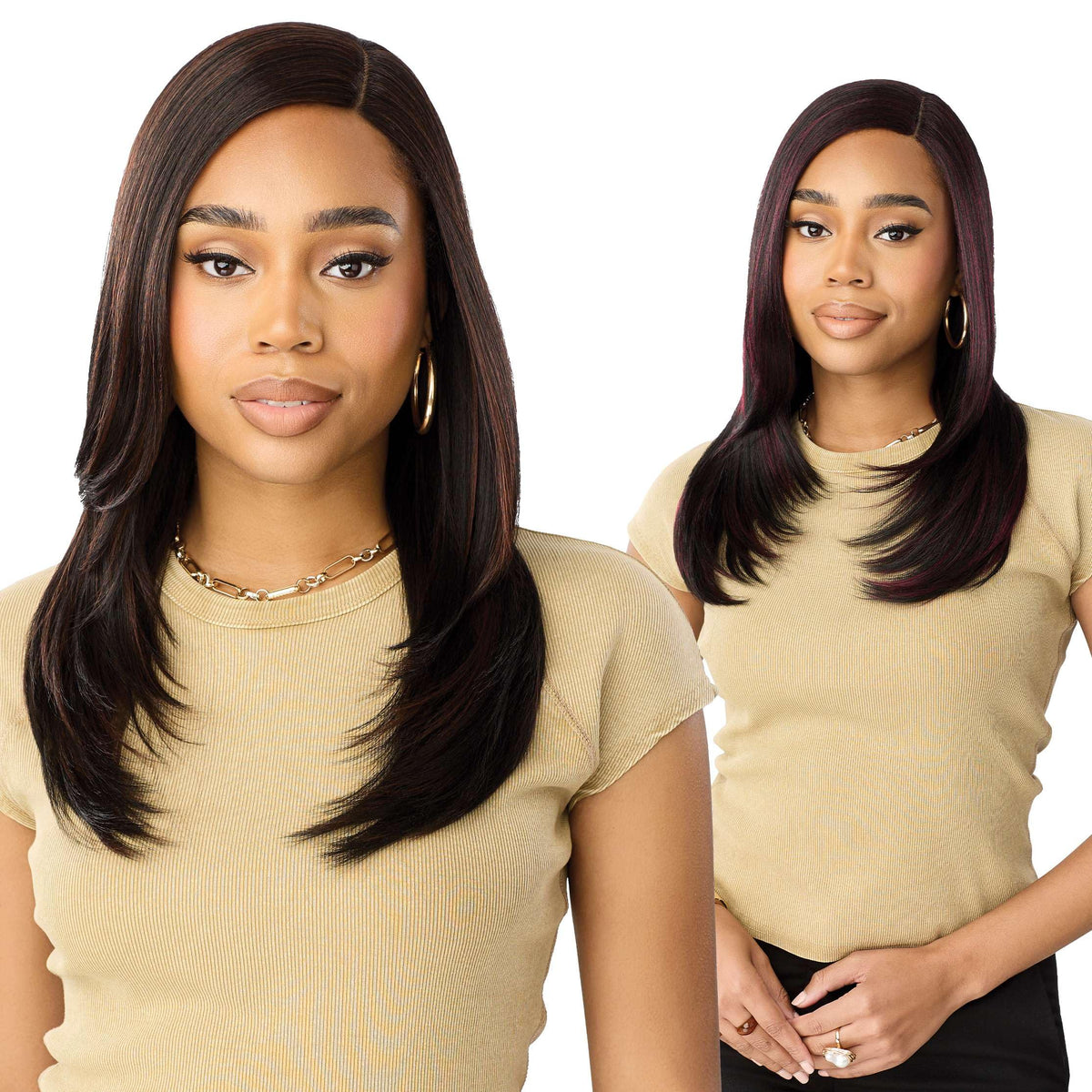 Outre The Daily Wig - Lace Part Wig - Style & Dash - Daily 31 (OFF BLACK 1B)