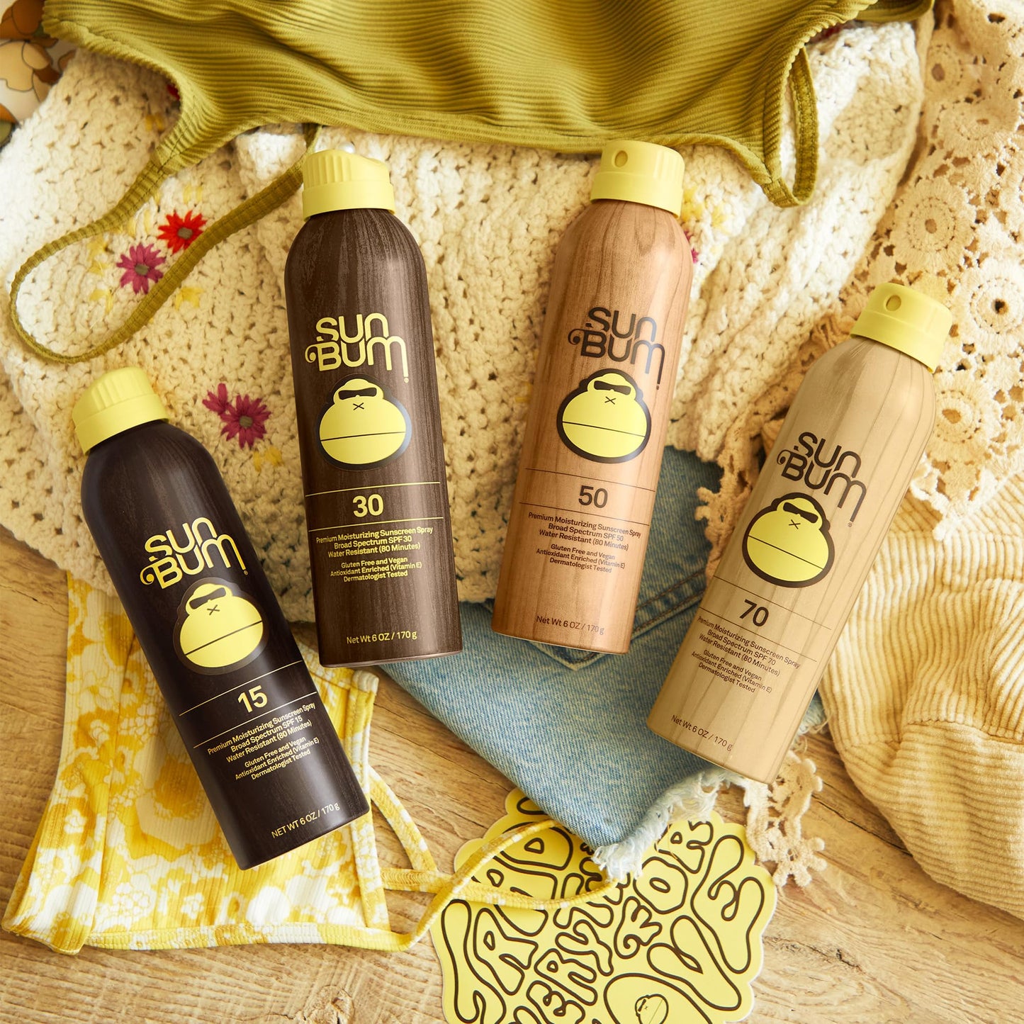 Sun Bum Original SPF 15 Sunscreen Body Spray - Broad Spectrum Moisturizing Sunscreen with Vitamin E - Hawaii 104 Act Compliant (Made without Beauty & Personal Care Sun Bum