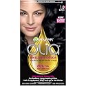 Garnier Olia Ammonia-Free Brilliant Color Oil-Rich Permanent Hair Color, 1.0 Black (Pack of 1) Black Hair Dye (Packaging May Vary) Beauty & Personal Care Garnier