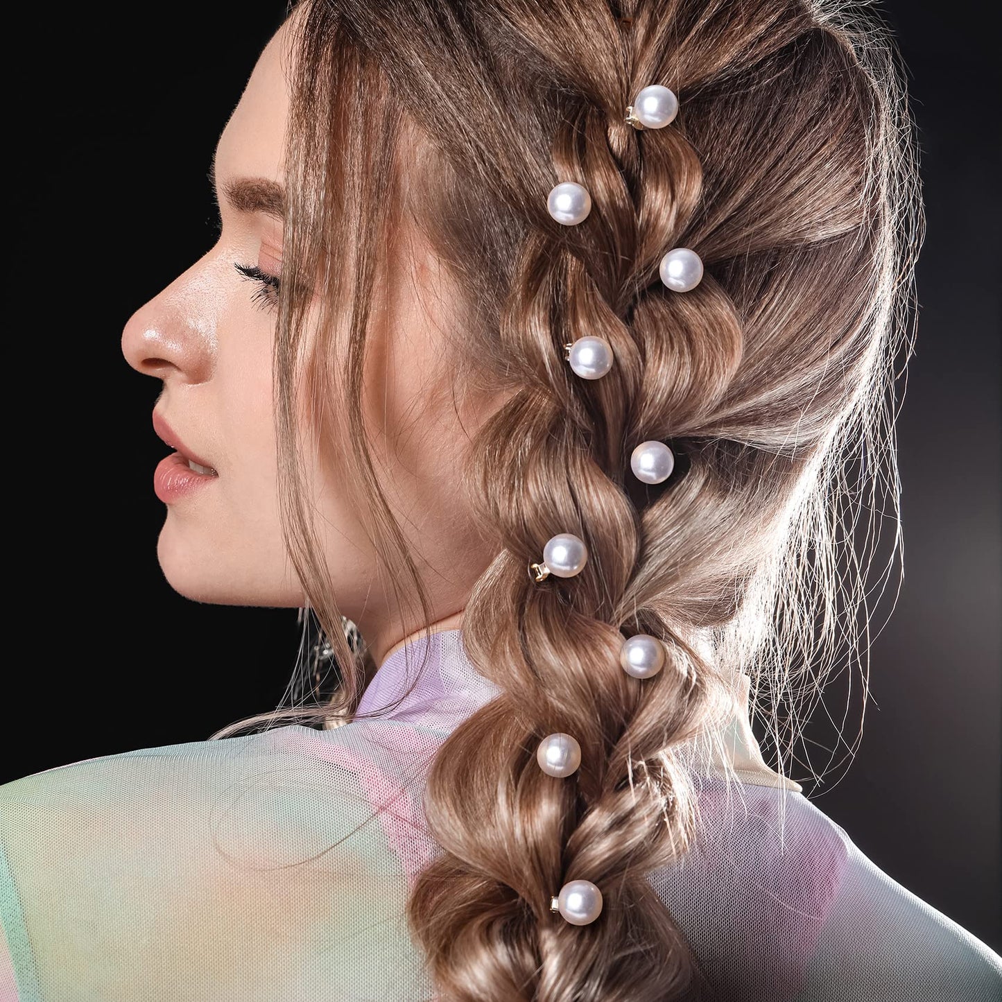 Isslly 30PCS Mini Pearl Hair Clips for Women, White Pearl Hair Pins, Cute Hair Barrettes, Elegant Head Decorations for Girls, Brides for Daily Use Beauty & Personal Care Isslly