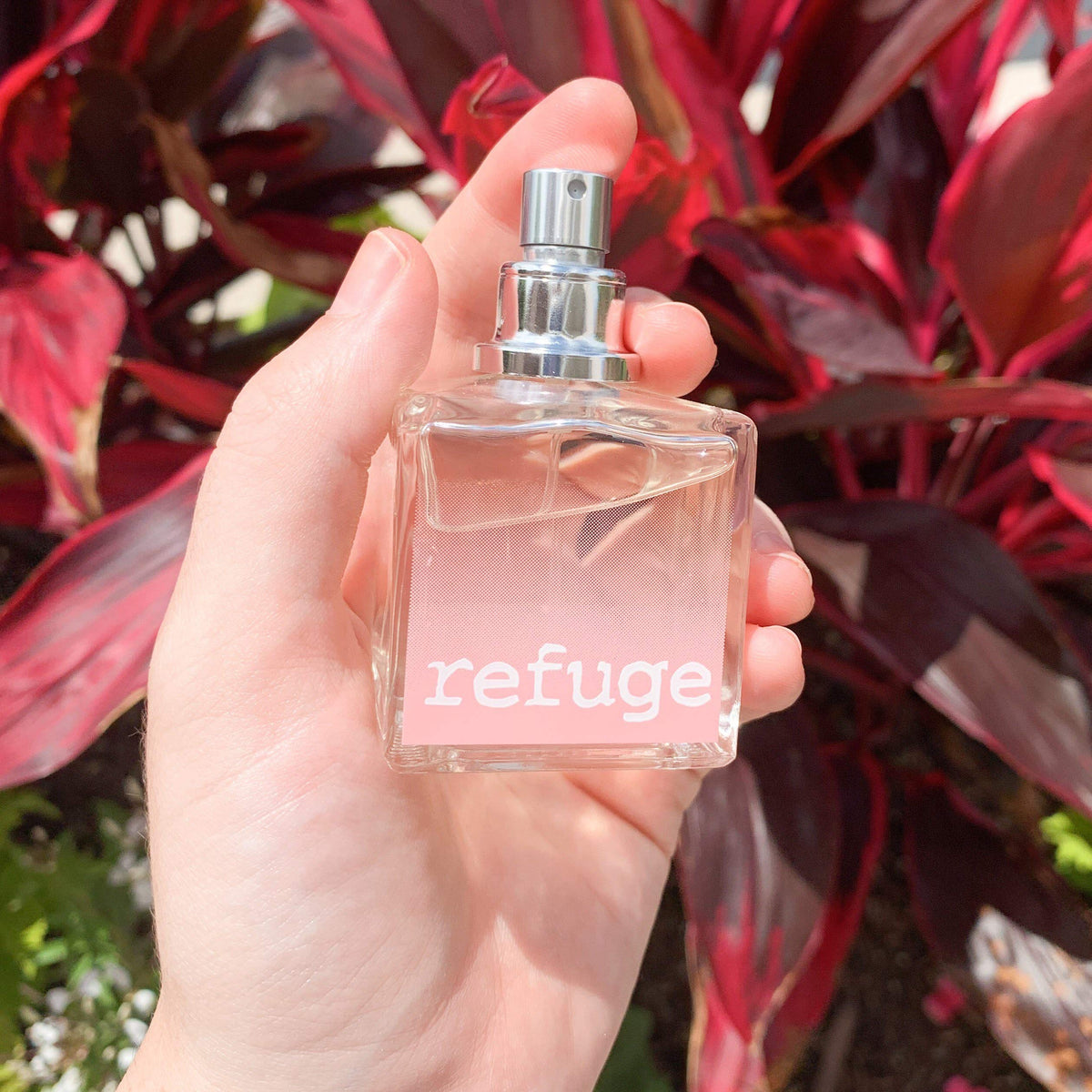 CHARLOTTE RUSSE Refuge Perfume Spray - Fresh Fruity Floral Fragrance for Daytime Wear, Evening Wear and Special Occasions - Raspberry, Peach, Apple Beauty & Personal Care Tru Fragrance Beauty