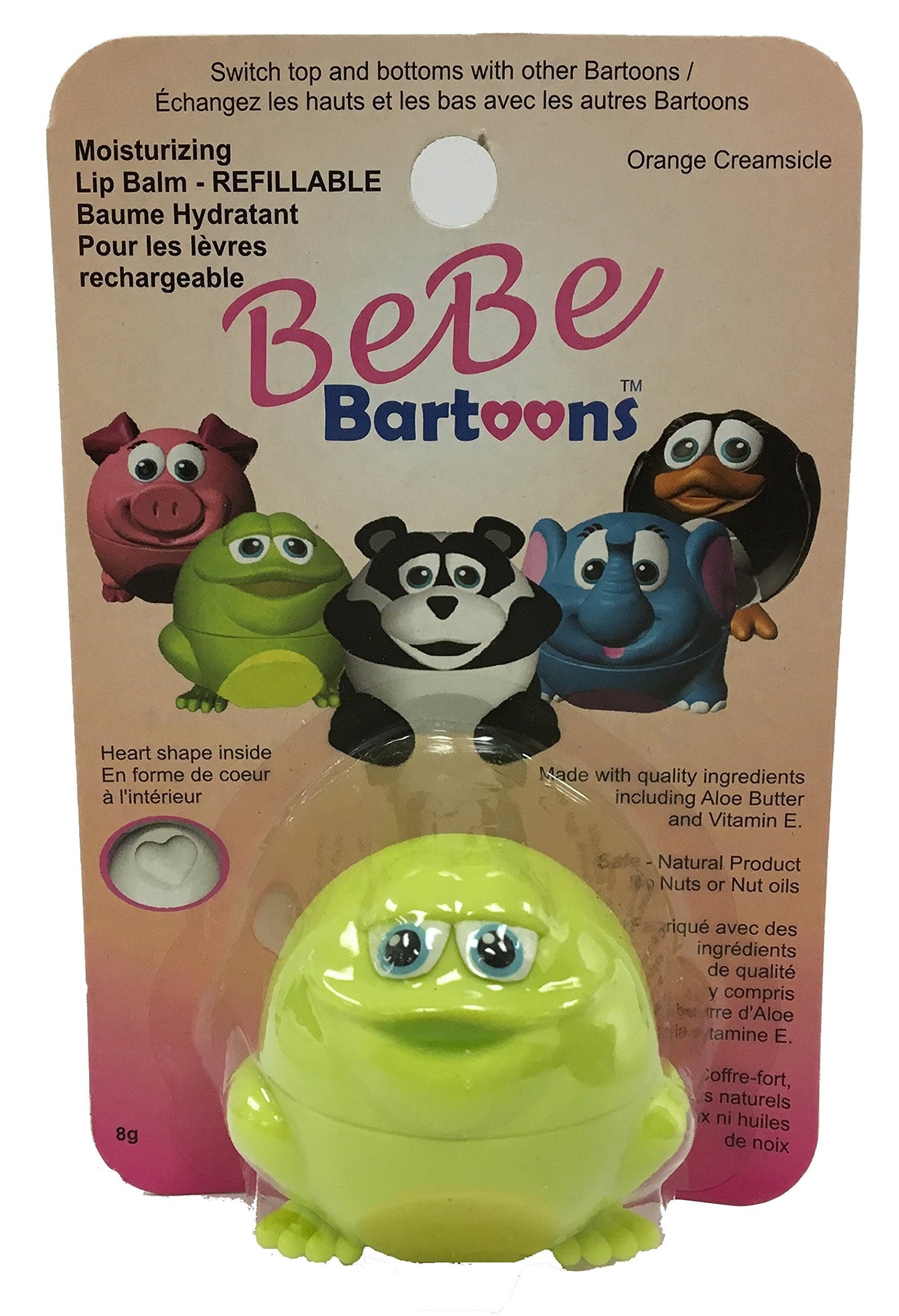 Frog BeBe Bartoons Lip Balm Beauty and Personal Care BeBe Bartoons