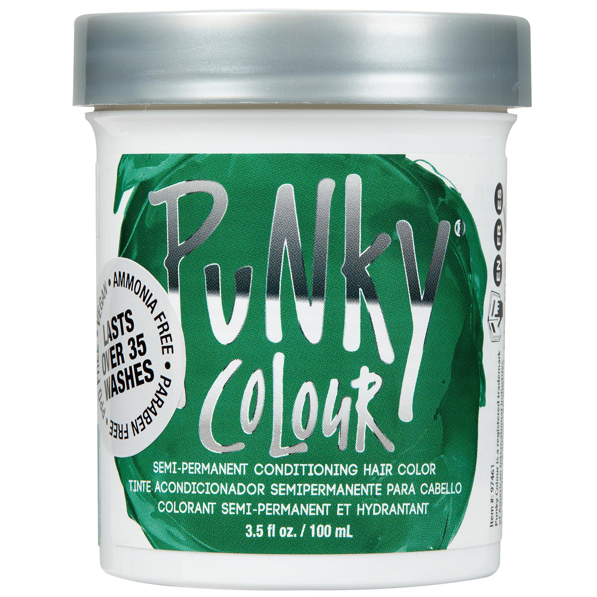 Punky Alpine Green Semi Permanent Hair Color - Vegan & Cruelty-Free Conditioning Hair Dye, Lasts Up to 35 Washes, 3.5 fl oz Beauty & Personal Care Punky