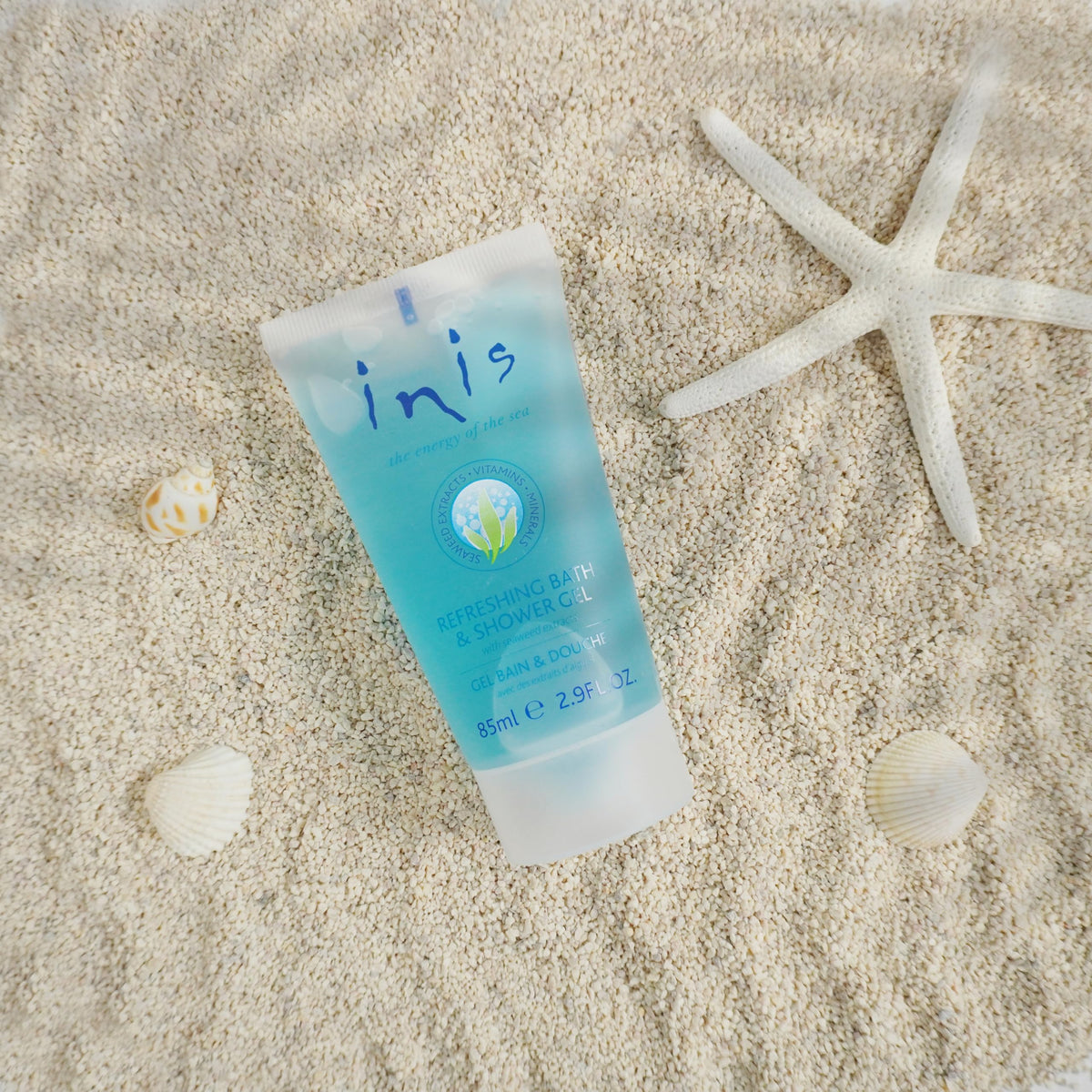 Inis the Energy of the Sea Refreshing Bath and Shower Gel - Travel Size Body Wash for Women and Men - Ocean Fresh Fragrance - 2.9 Fl Oz Beauty & Personal Care Inis the Energy of the Sea