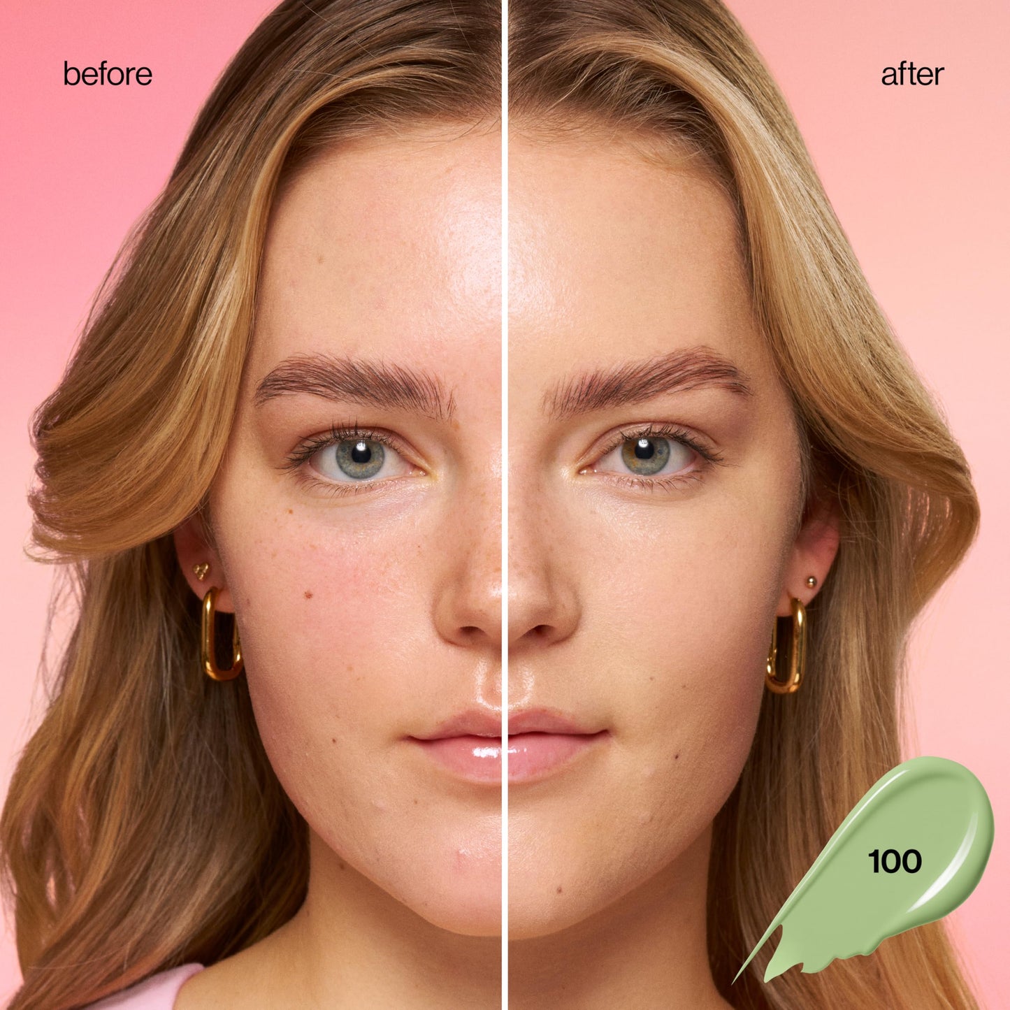 Revlon Glimmer Correcting Concealer, Liquid Under Eye Makeup, Made with Caffeine, Vitamin C, & Stevioside, 100 Green, 0.3 fl oz Beauty & Personal Care REVLON
