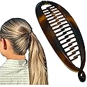 Camila Paris CP5 4.5 inch French Banana Clip Hair Comb Classic Girls Updo Flexible Ponytail Holder Interlocking Banana Combs, Fashion Durable Styling Beauty & Personal Care Camila