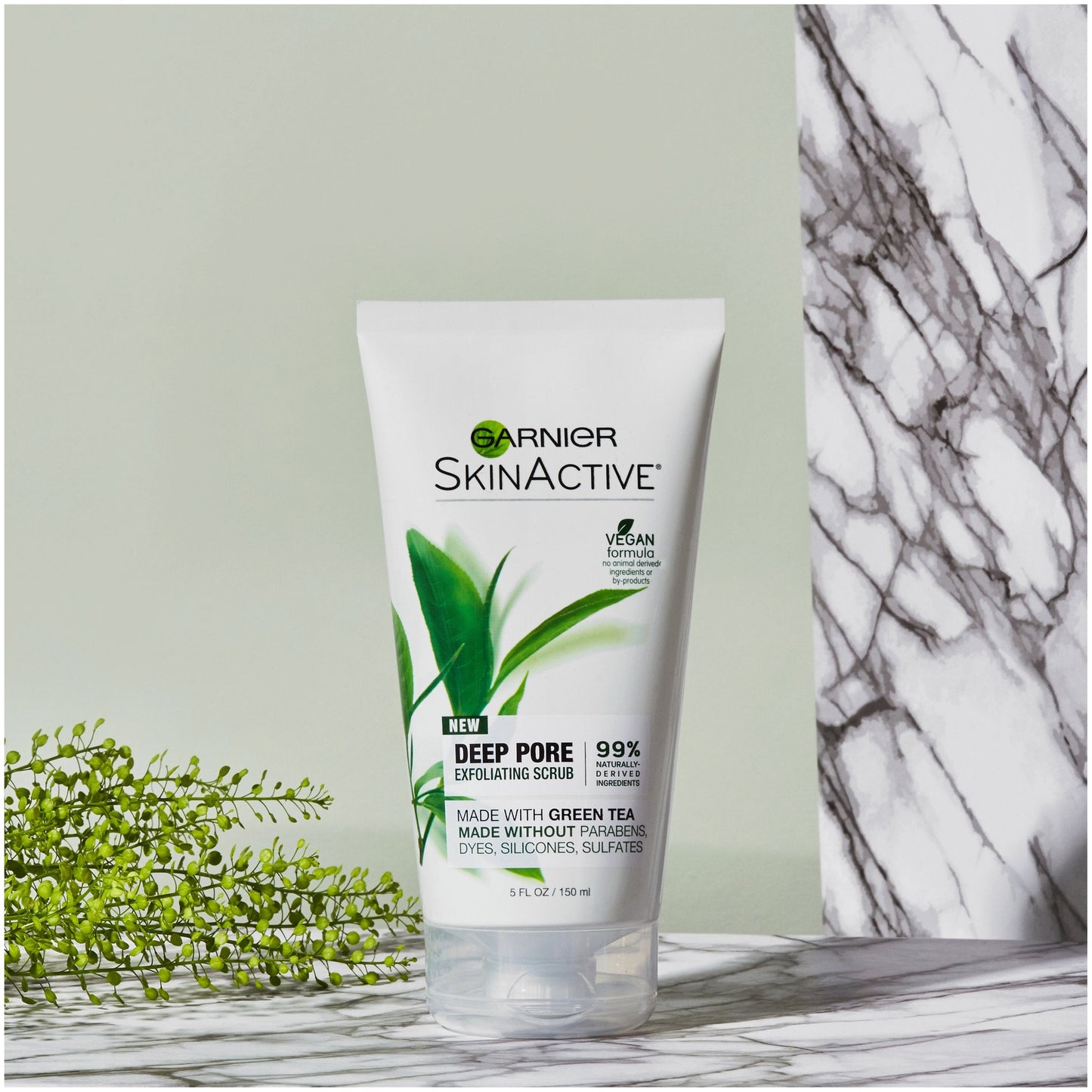 Garnier SkinActive Exfoliating Face Scrub with Green Tea, Oily Skin, 5 fl. oz. Beauty & Personal Care Garnier
