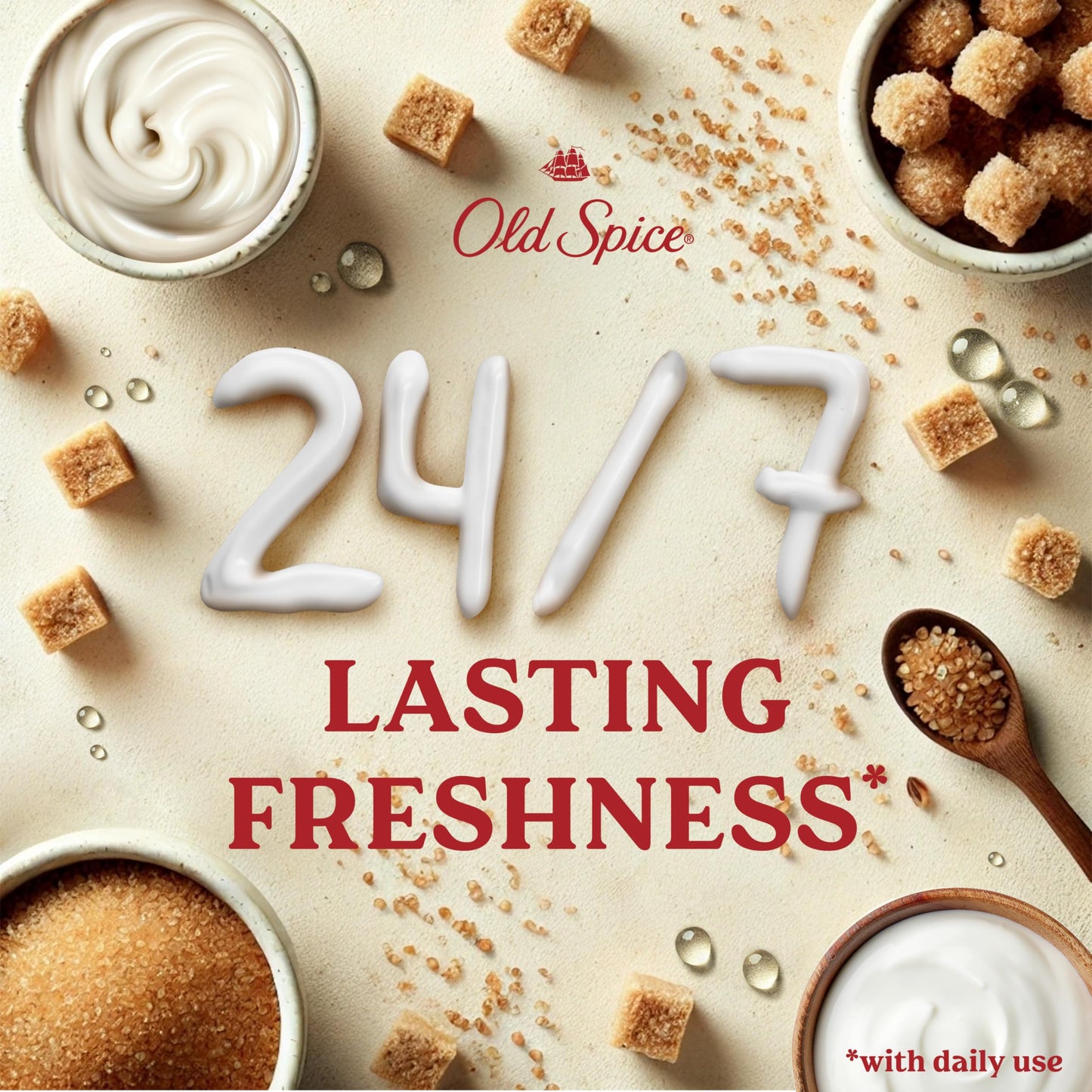 Old Spice GentleMan's Exfoliating & Moisturizing Body Wash for Men, 24/7 Shower Fresh with Long Lasting Scent, Renewing Vitamin B3 Blend, Brown Sugar Beauty & Personal Care Old Spice