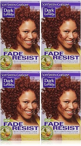 Dark & Lovely (Pack of 4) Fade Resistant Rich Conditioning Color 376 - Red Hot Rhythm Beauty & Personal Care Dark & Lovely
