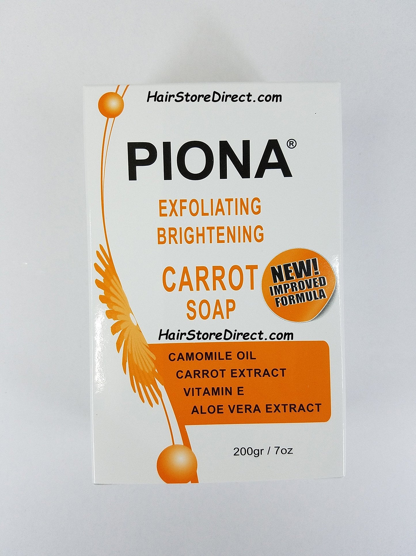 Piona Exfoliating & Carrot Soap 7oz Beauty & Personal Care Piona