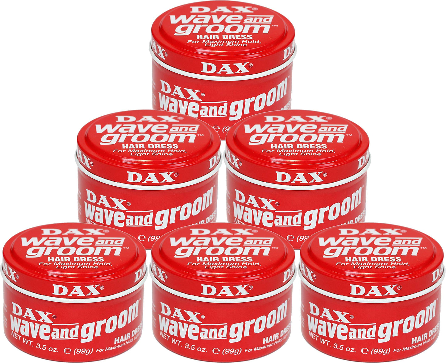 Dax Wave and Groom Hair Dress, 3.5-Ounce Jars (Pack of 6) Beauty & Personal Care DAX