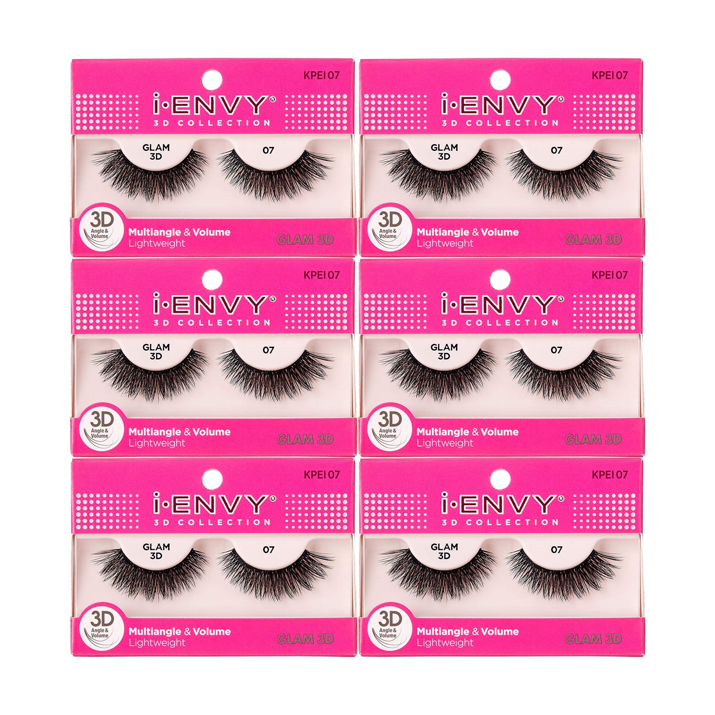 i-Envy 3D Glam Collection Multi-angle & Volume (6 PACK, KPEI07) Beauty & Personal Care i•ENVY