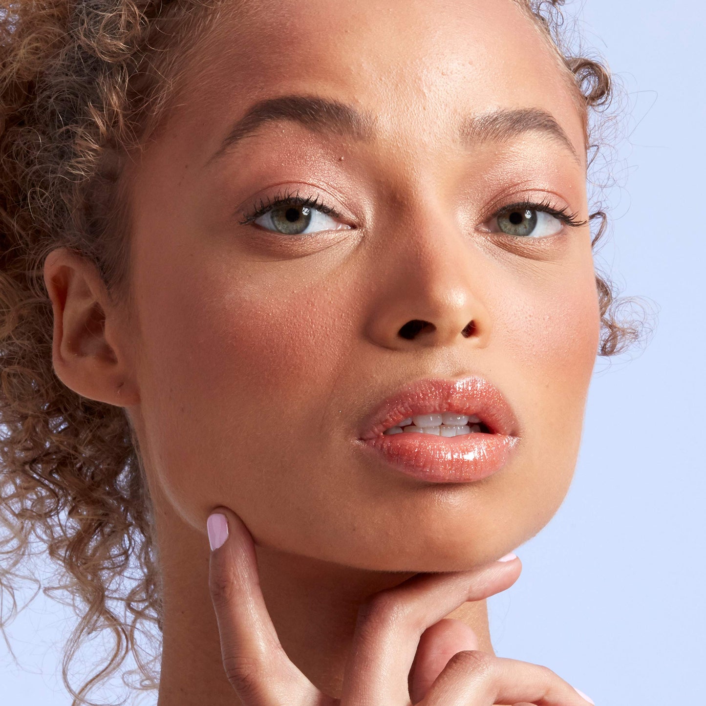 NYX PROFESSIONAL MAKEUP Diamond Drip Lip Gloss - Spark Of Magic, Sheer Orange Base With Pink Glitter Shift Beauty & Personal Care NYX PROFESSIONAL MAKEUP