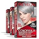 Revlon Colorsilk Beautiful Color Permanent Hair Color, (OLD VERSION) 82B Silver Blonde (Pack of 3) Beauty & Personal Care REVLON