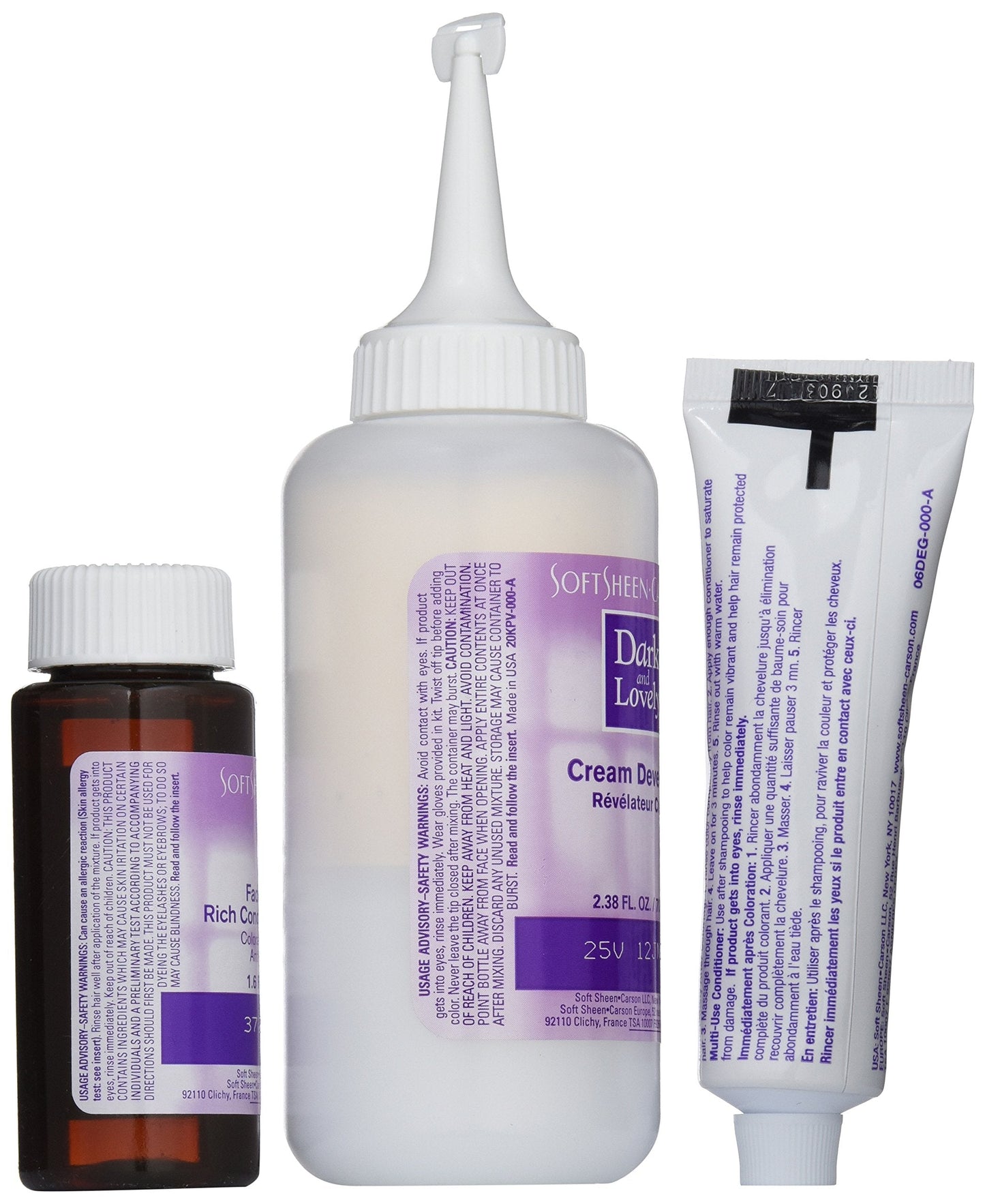 SoftSheen-Carson Dark and Lovely Fade Resist Rich Conditioning Color, Natural Black 372 Beauty & Personal Care SoftSheen