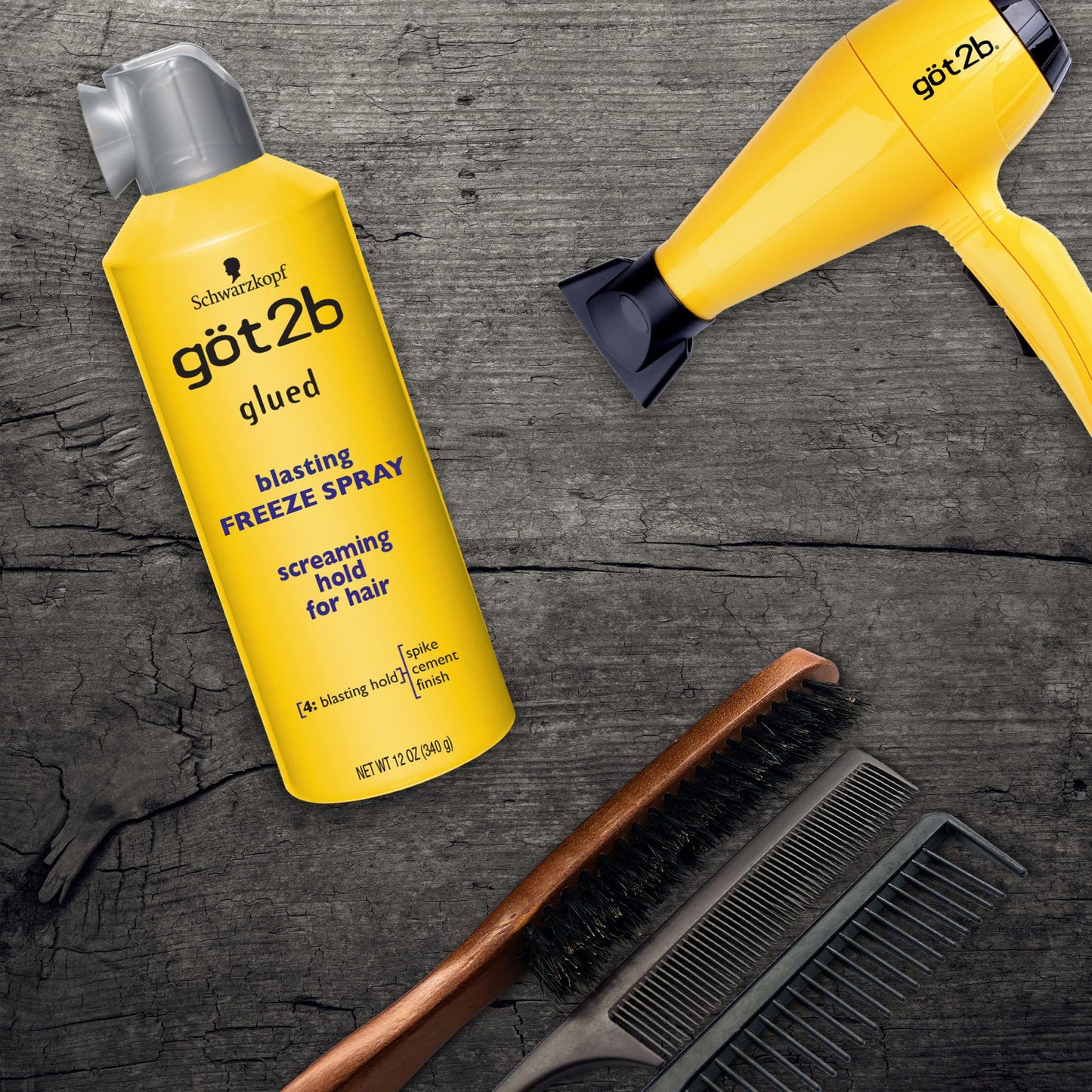 Got2b Glued Blasting Freeze Hairspray, 12 oz, Pack of 2 Beauty & Personal Care Got2B