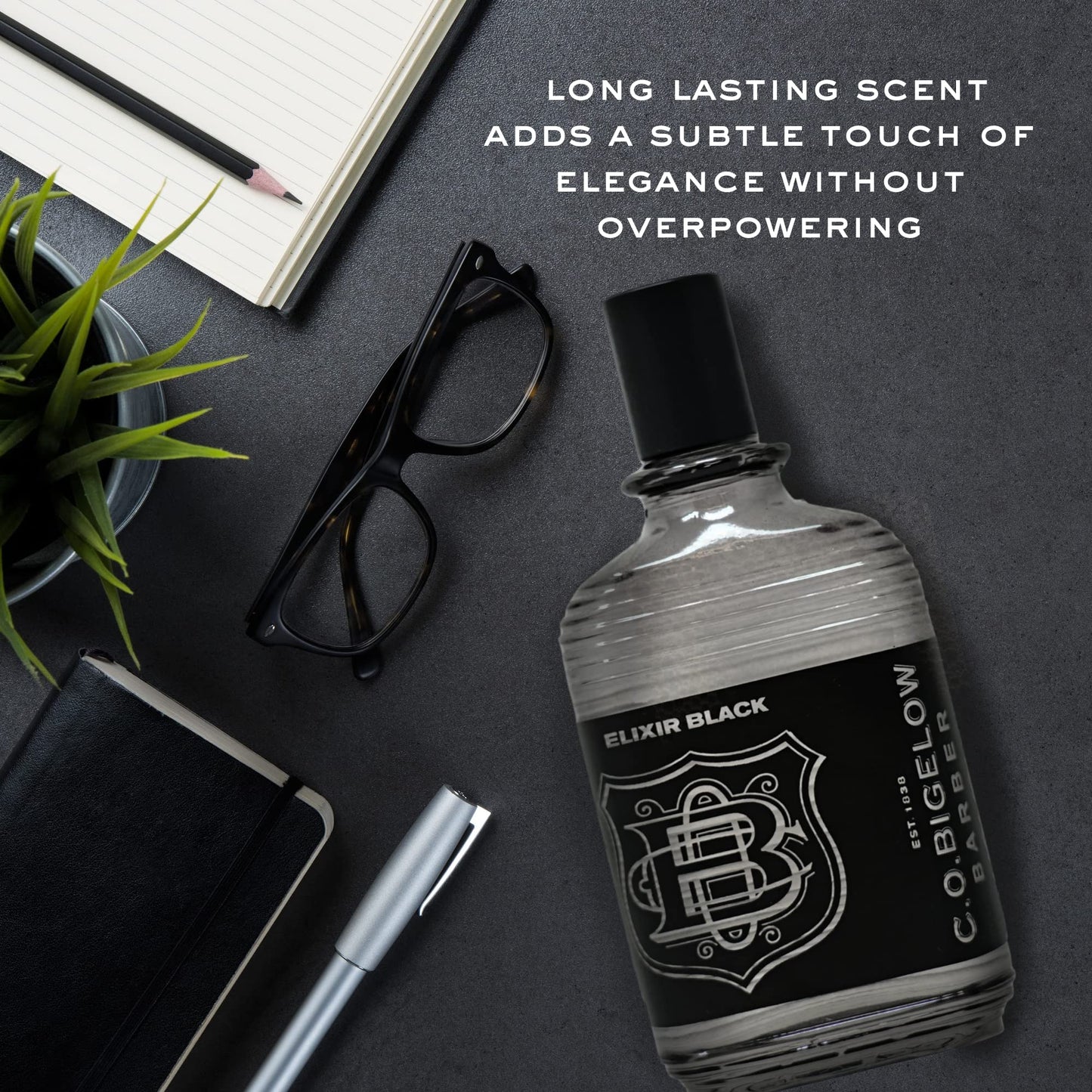 C.O. Bigelow Elixir Black Cologne for Men, Musk & Vanilla Fragrance, Long Lasting Men's Cologne, Elixir Perfume for Men, 2.5 Fl Oz Beauty & Personal Care C. O. Bigelow