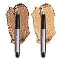 Julep Eyeshadow 101 Crème-to-Powder Waterproof Eyeshadow Stick Duo - Long-Lasting, Crease-Proof, Easy Apply with Built-in Smudger - Bronze Shimmer Beauty & Personal Care Julep