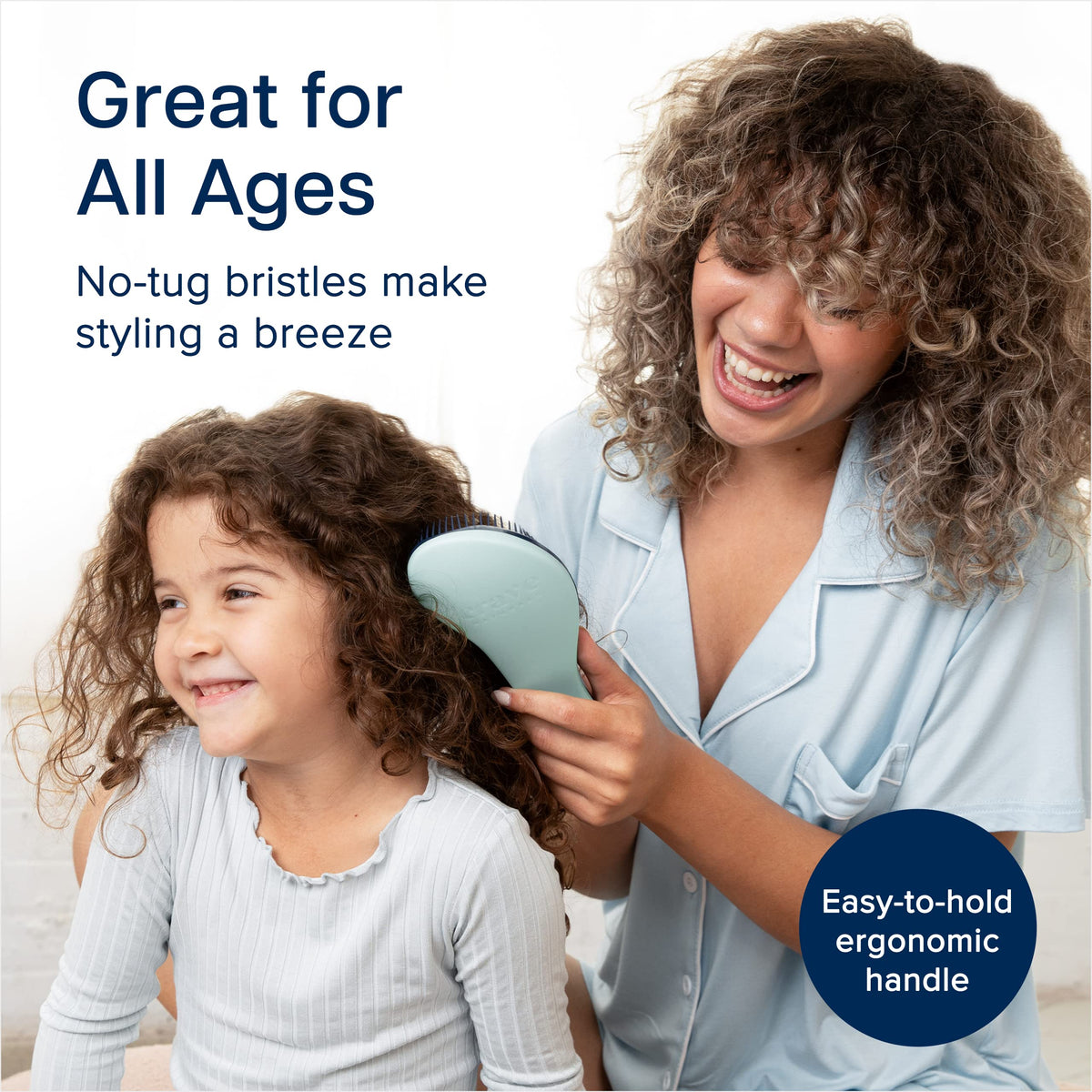 Crave Naturals Glide Thru Detangling Hairbrush That Glides Through Tangles for Wet, Dry and Damaged Hair - Gentle Detangler Styling Tool for Adults Beauty & Personal Care Crave Naturals