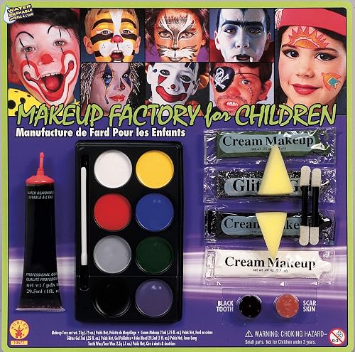 Makeup Factory for Children with Glitter, Fake Blood, Scar Wax and Black Tooth Wax Beauty & Personal Care Rubies