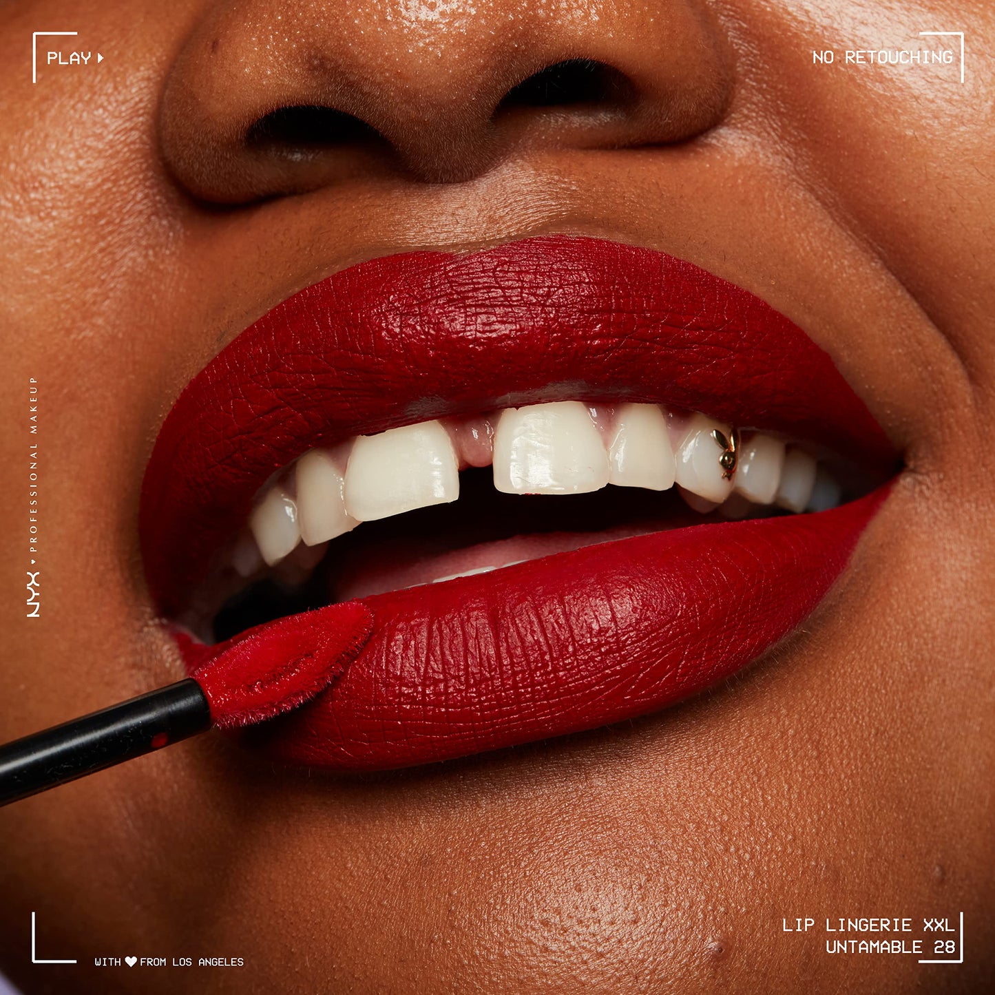 NYX PROFESSIONAL MAKEUP Lip Lingerie XXL Matte Liquid Lipstick - Untamable (Brick Red) Beauty & Personal Care NYX PROFESSIONAL MAKEUP
