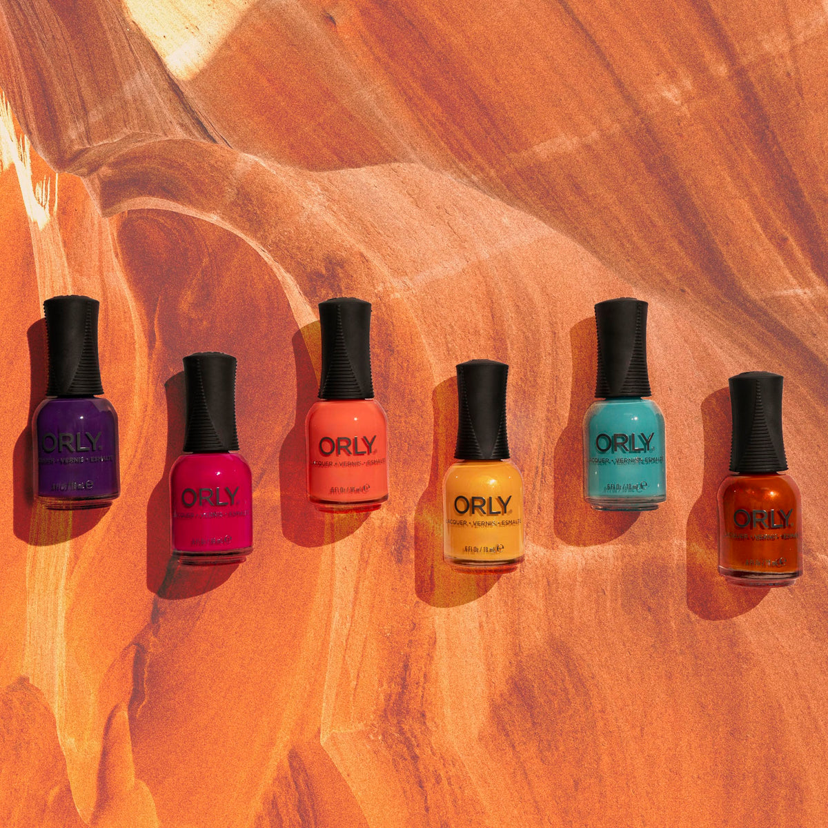 Orly Nail Polish Terra Nova Collection | Vibrant, Jewel-toned Fall Nail Shades (Gilded Dune, 0.6 fl oz)