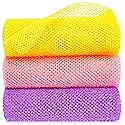 Gugull 3 Pcs African Exfoliating Net Sponge African Bath Sponge Scrubbing Rag Net African Wash Shower Long Net Body Scrubber Beauty & Personal Care Gugull