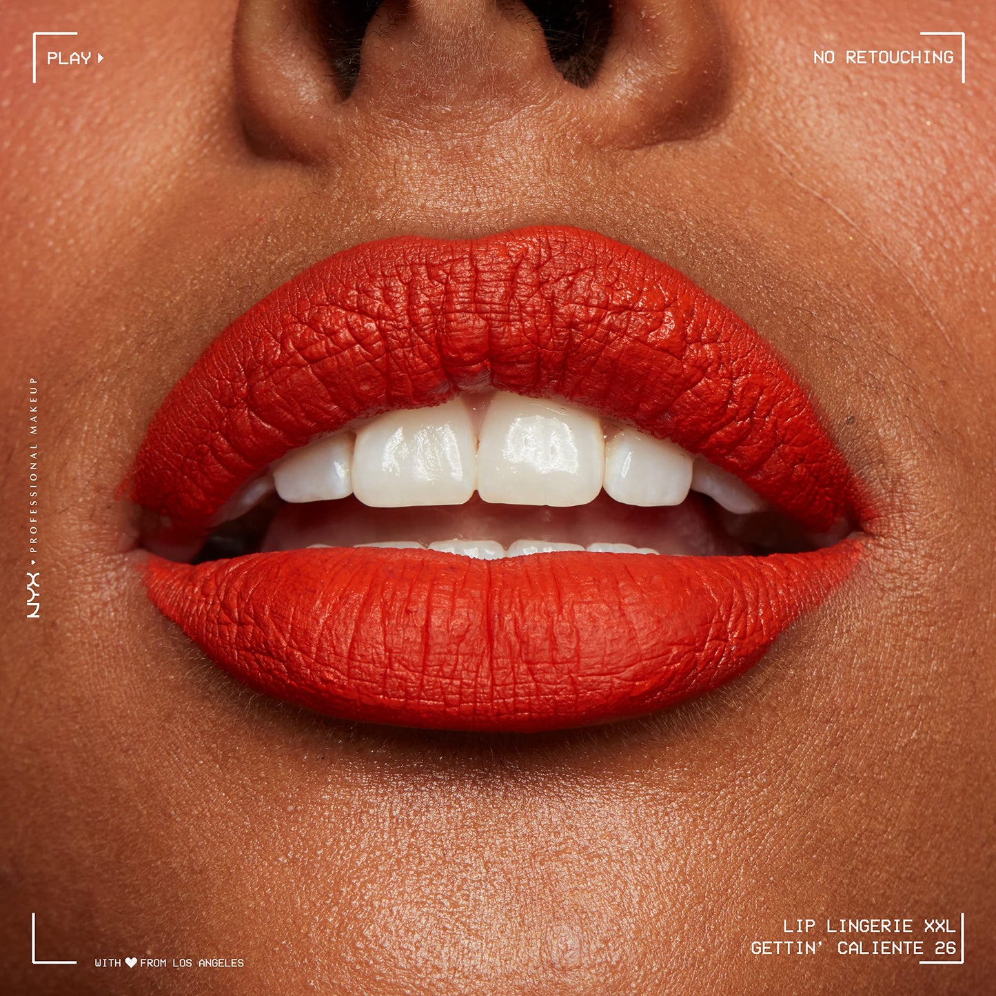 NYX PROFESSIONAL MAKEUP Lip Lingerie XXL Matte Liquid Lipstick - Gettin Caliente (Bright Red Orange) Beauty & Personal Care NYX PROFESSIONAL MAKEUP