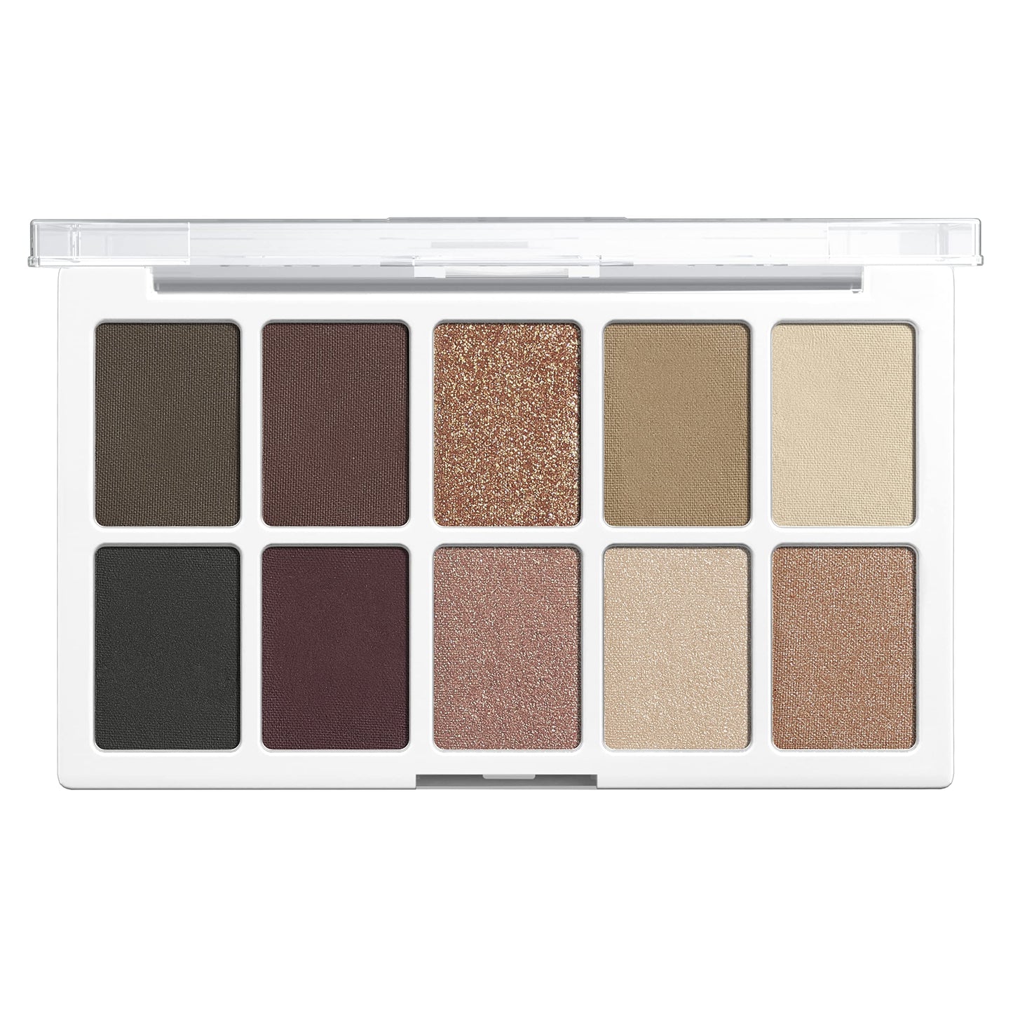wet n wild Color Icon 10-Pan Eyeshadow Makeup Palette, Brown Nude Awakening, Long Lasting, Shimmer, Metallic, Glittery, Matte, Rich Smooth Pigment Beauty & Personal Care wet n wild