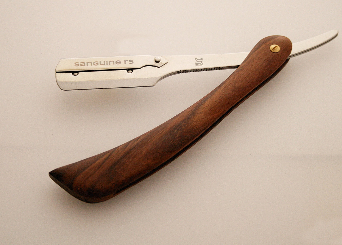 Pure Wood Shaving Razor/Cut Throat Razors/Men Razor (coolcut) + Free Blades & Pouch (wood-r5) Beauty and Personal Care Sanguine