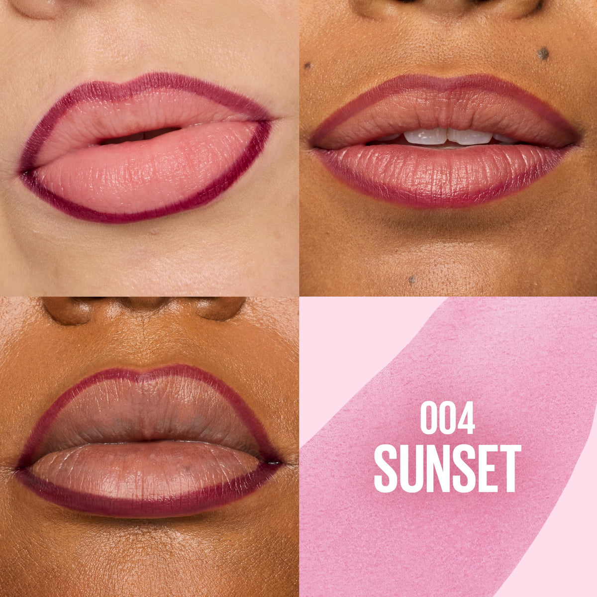 MAYBELLINE Super Stay Peel Off Lip Liner Lip Stain, Up to 24H Tattoo-Like Wear, Transfer-Proof Matte Finish, Hydrating Formula With Vitamin E, Sunset
