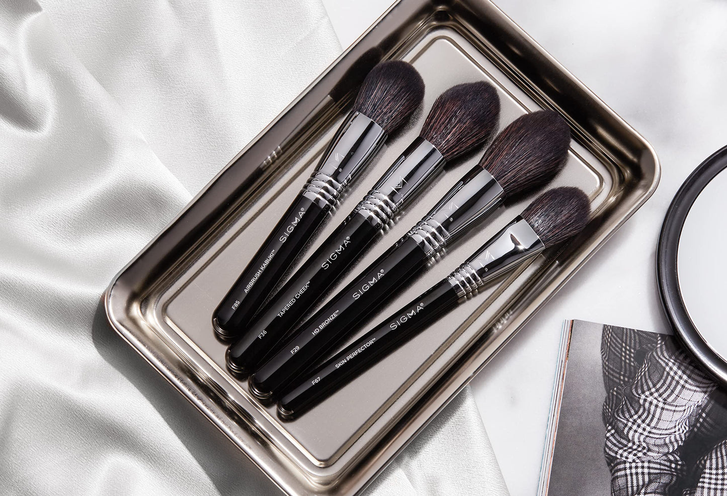 Sigma Beauty F29 HD Bronzer Brush - Tapered Makeup Brush with Ultra-Soft Synthetic Fibers for Flawless Application, Perfect for Bronzer, Setting Beauty & Personal Care Sigma Beauty
