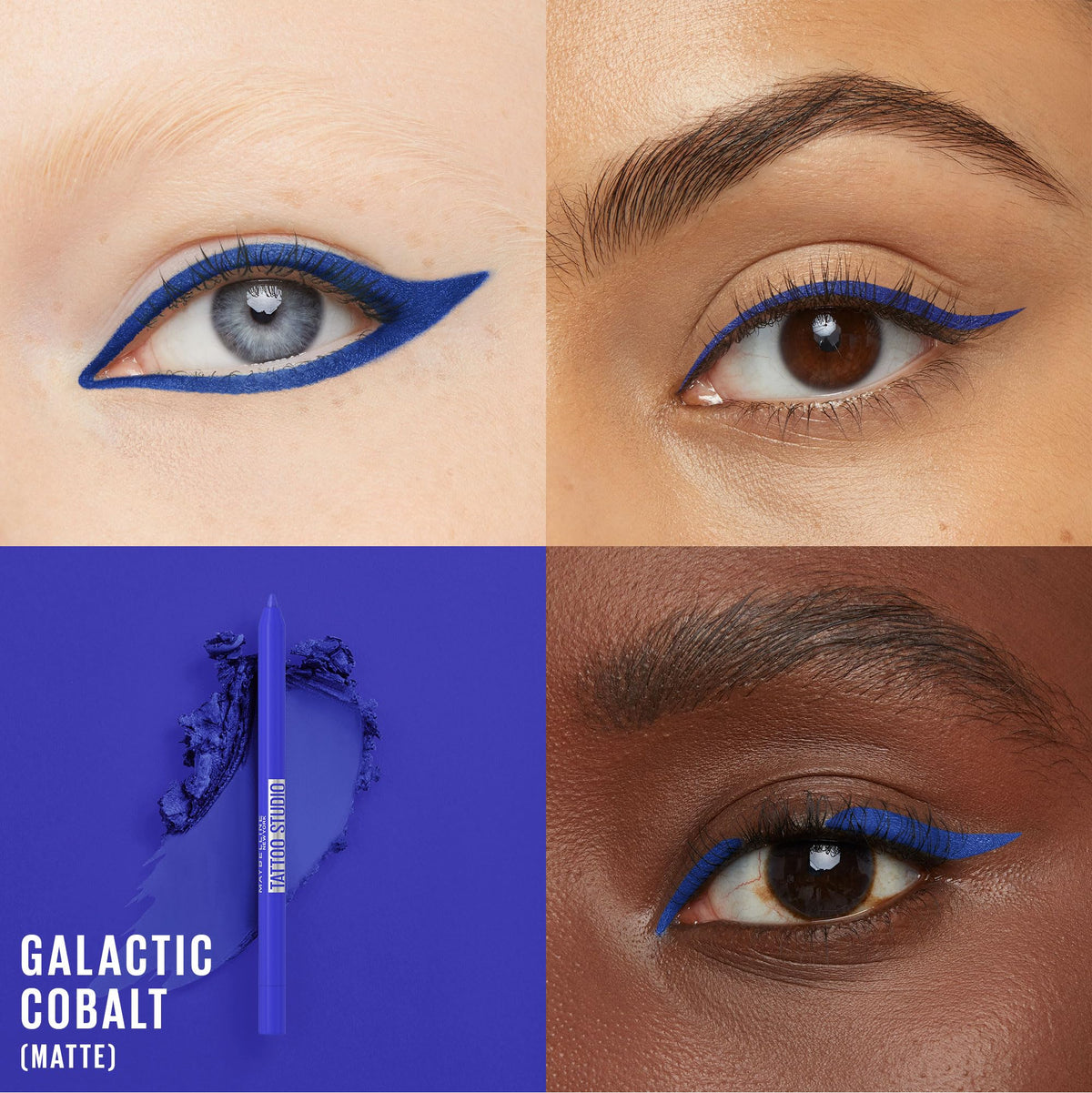 Maybelline Tattoo Studio Sharpenable Gel Pencil Waterproof Eyeliner, Long-Lasting Eyeliner With Smooth Gel Pigments For Up To 36HR Wear, Galactic