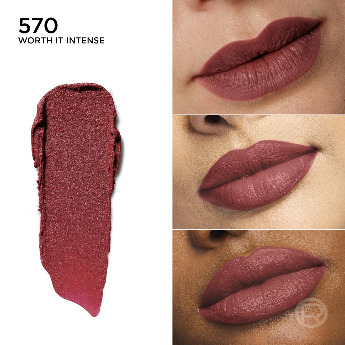 L'Oreal Paris Colour Riche Blurred Matte Lipstick for Moisturized Lips, Lip Makeup with Argan Oil and Vitamin E, Worth It Intense Beauty & Personal Care L'Oreal Paris