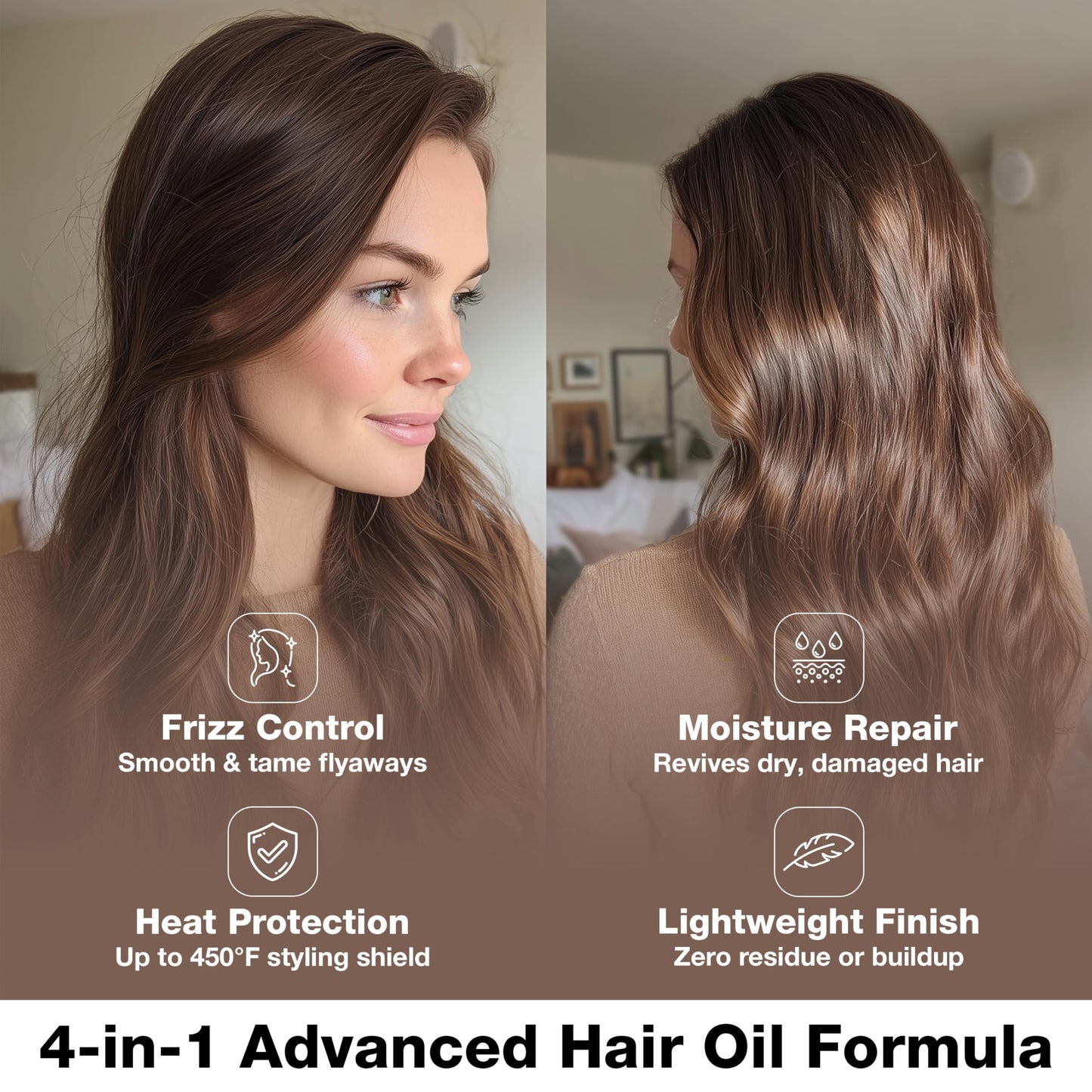 GK HAIR Oil - Argan Oil Heat Protectant Serum -Lightweight Hair Serum -Perfect For Keratin,Frizzy, Curly, Dry & Damaged ends-Adds Shine Beauty & Personal Care GK HAIR