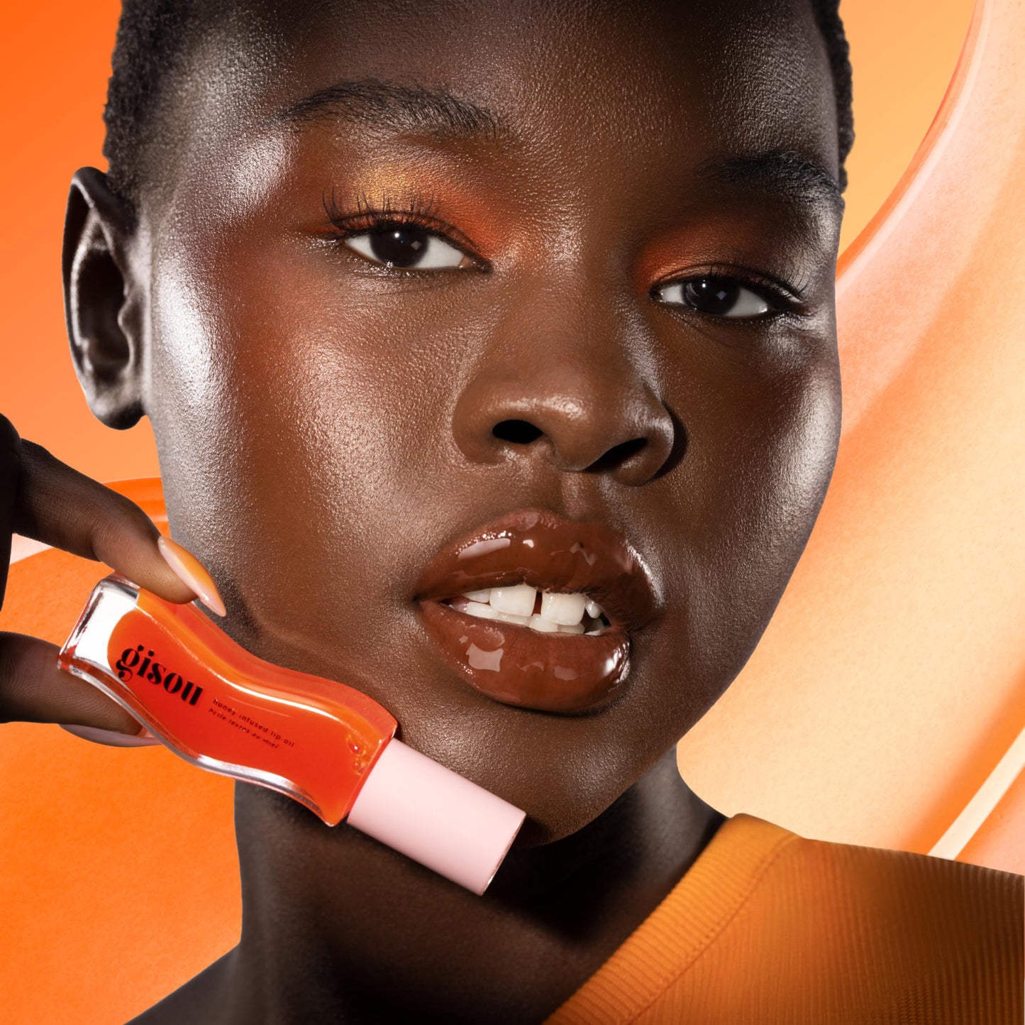 Gisou Honey Infused Lip Oil - Hydrating & Glossy Lip Oil with Mirsalehi Honey & Jojoba Seed Oil, Non-Sticky Shine, Mango Passion Punch, 0.27 Fl Oz Beauty and Personal Care Gisou